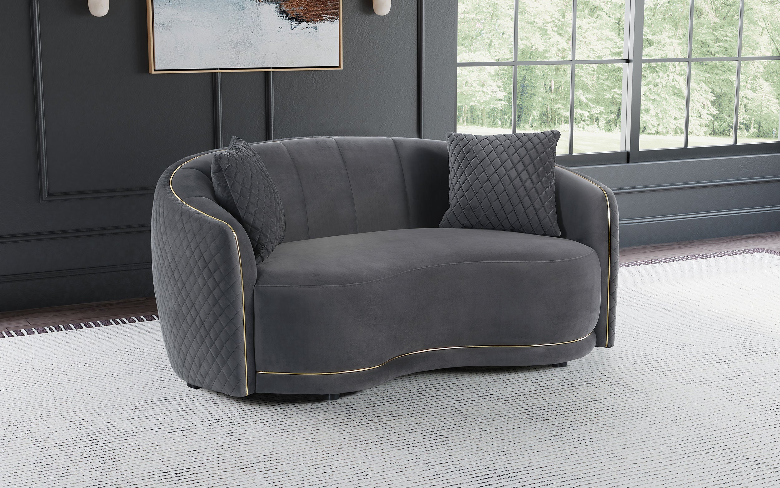 Brookside Loveseat - Ideal Furniture (Fresno,CA)