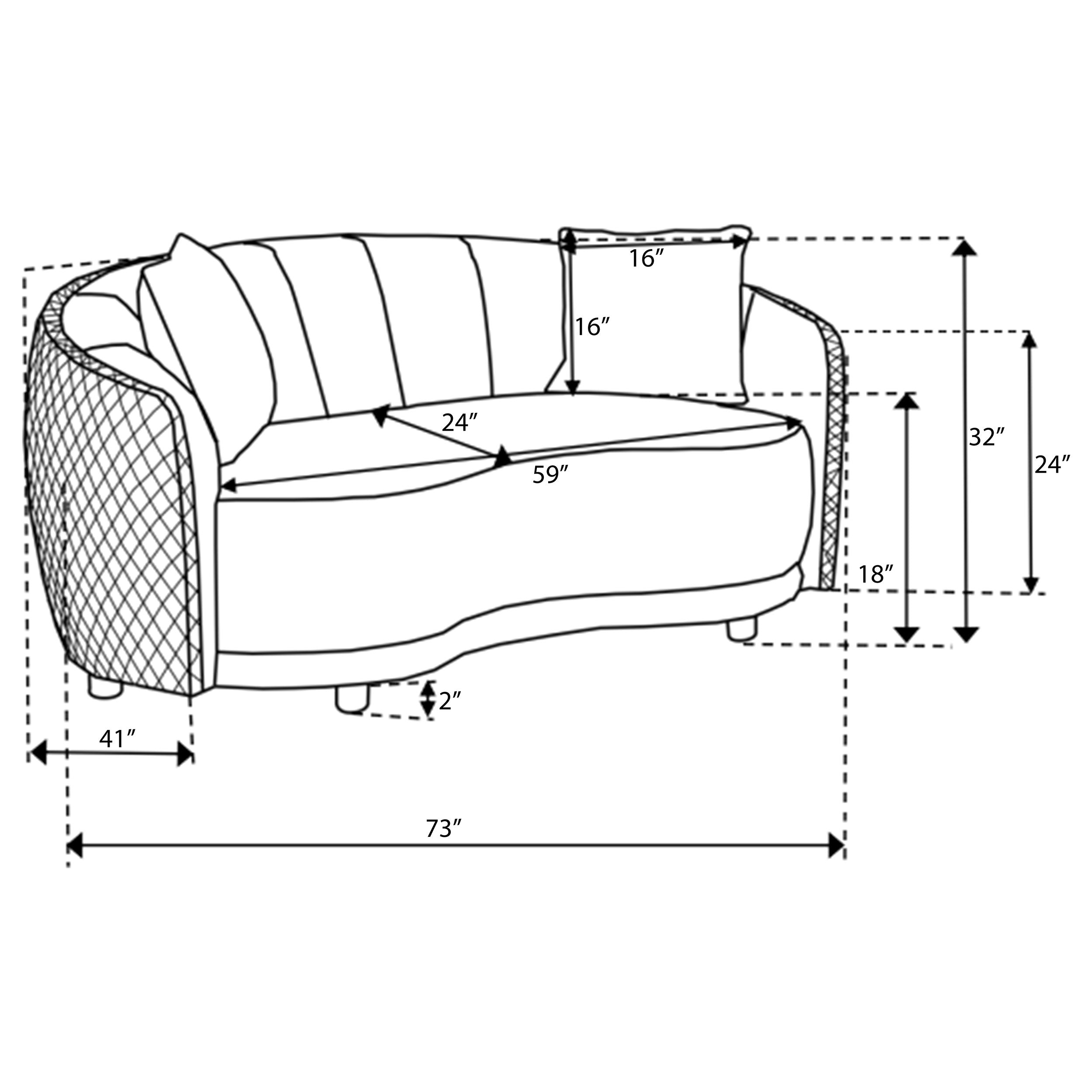 Brookside Loveseat - Ideal Furniture (Fresno,CA)