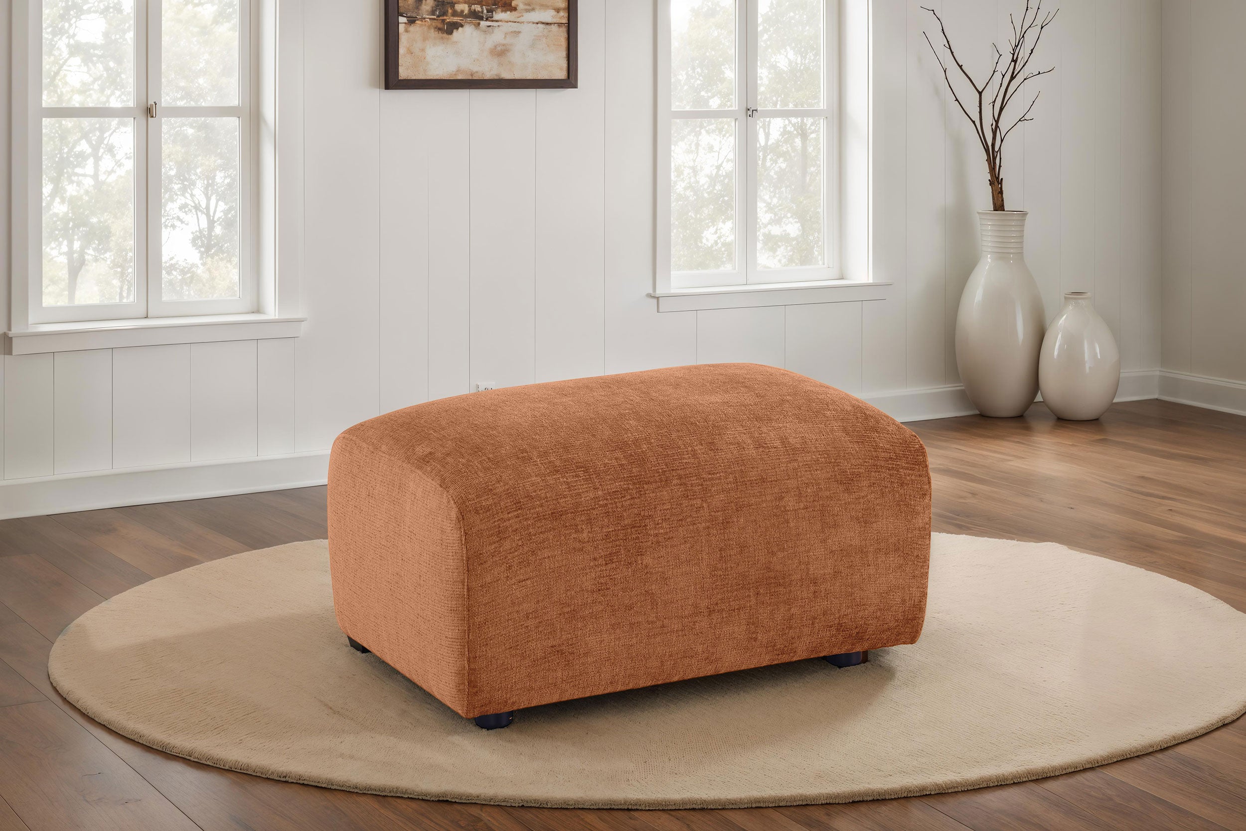 Burnett Ottoman - Ideal Furniture (Fresno,CA)