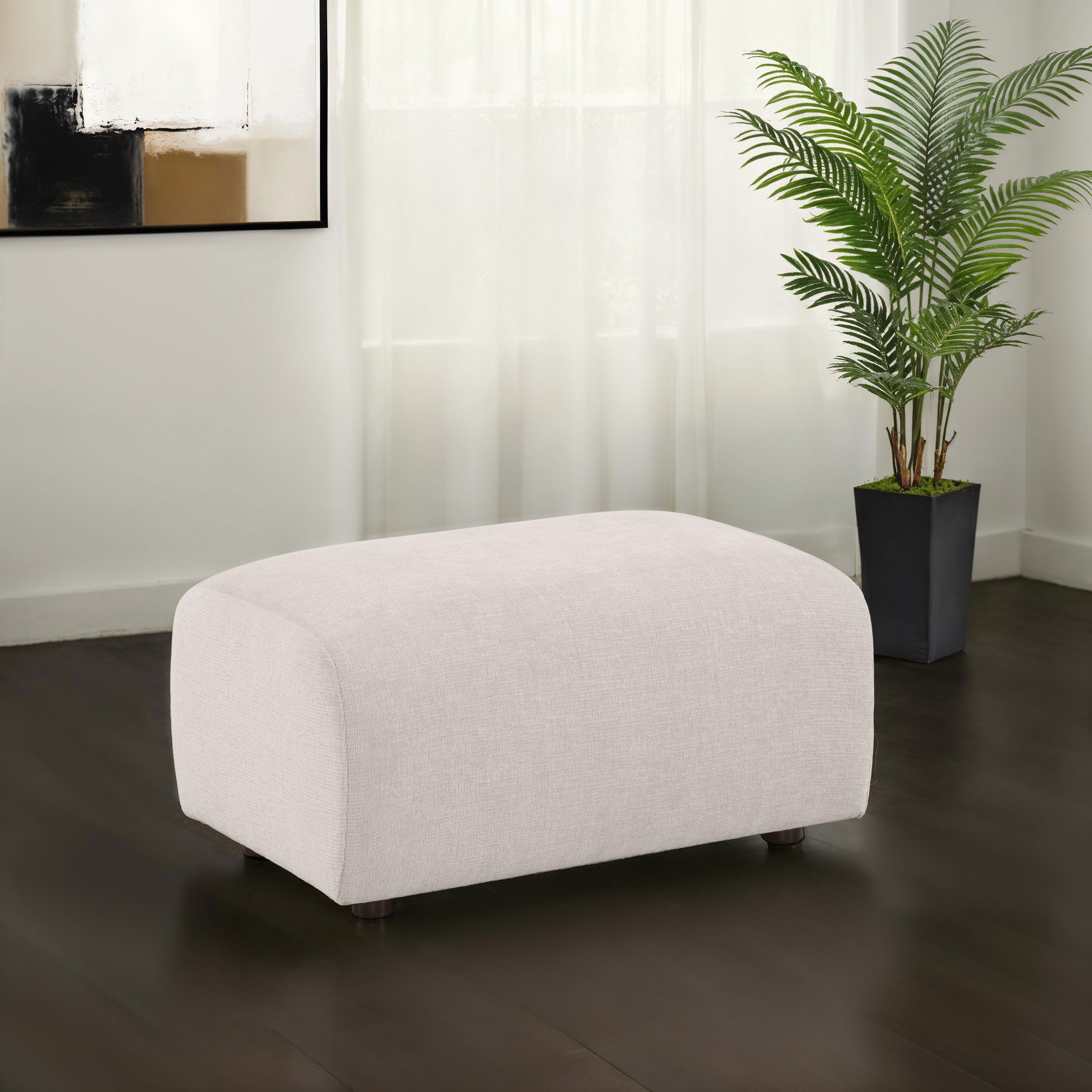 Burnett Ottoman - Ideal Furniture (Fresno,CA)