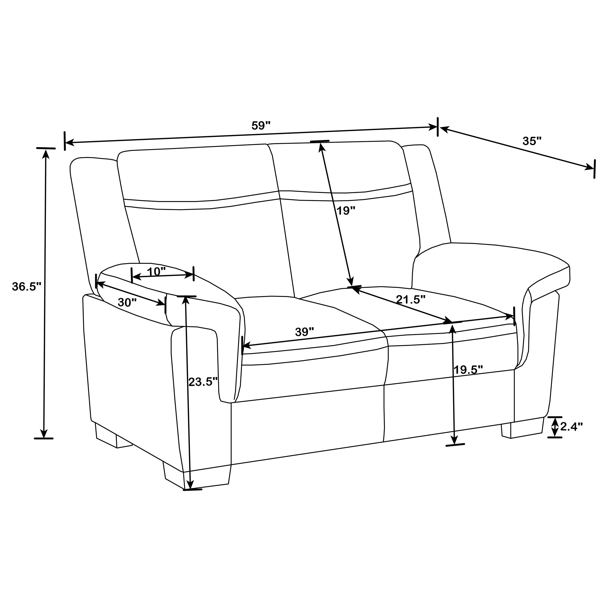 Arabella Loveseat - Ideal Furniture (Fresno,CA)