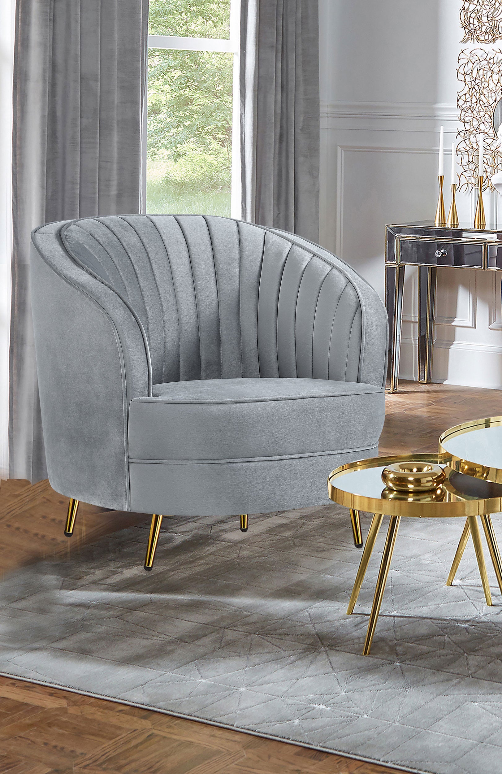 Sophia Accent Chair - Ideal Furniture (Fresno,CA)