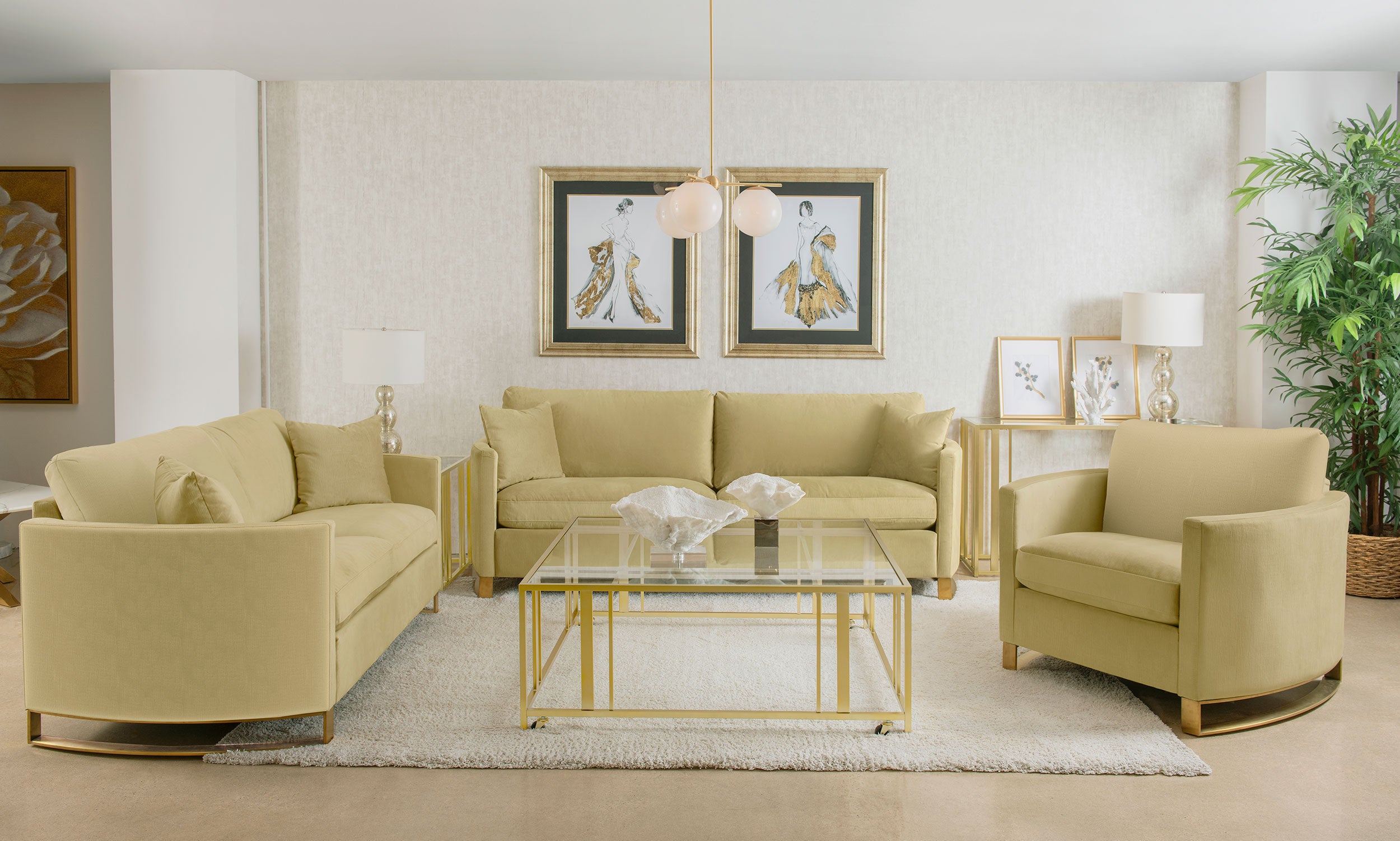 Corliss Sofa Set - Ideal Furniture (Fresno,CA)