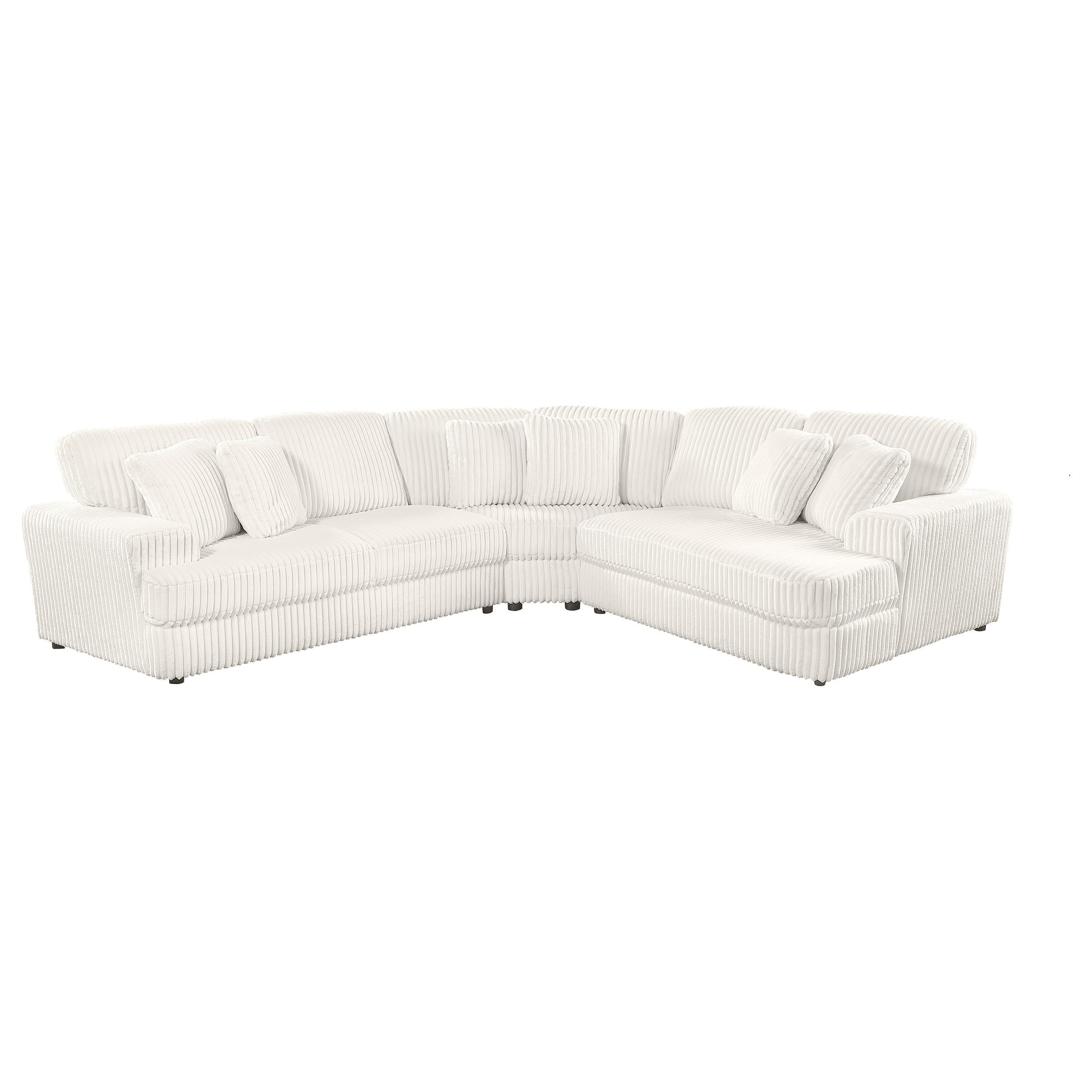 Emberson Upholstered Modular Sectional Sofa Ivory - Ideal Furniture (Fresno,CA)