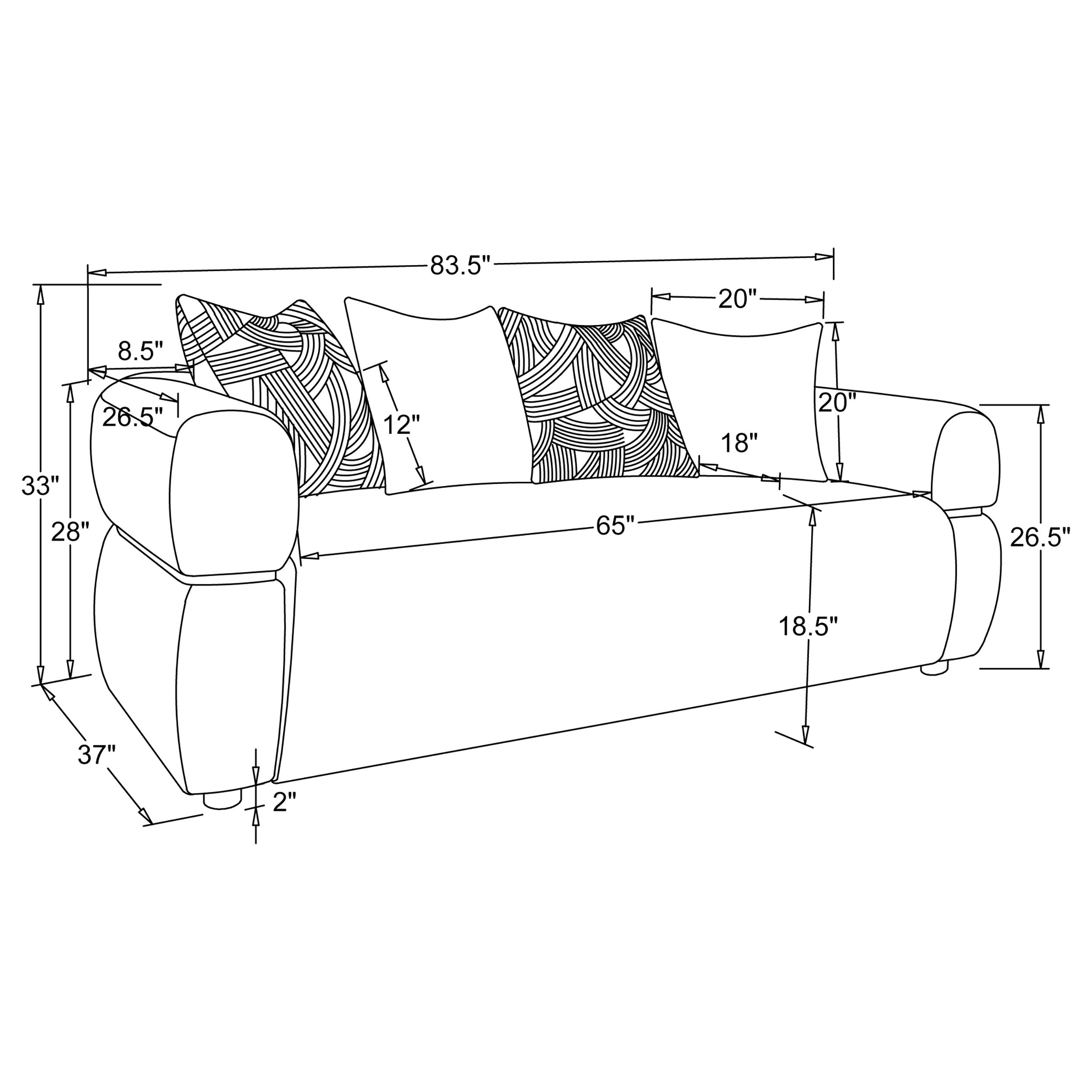 Jeanette Sofa Set - Ideal Furniture (Fresno,CA)