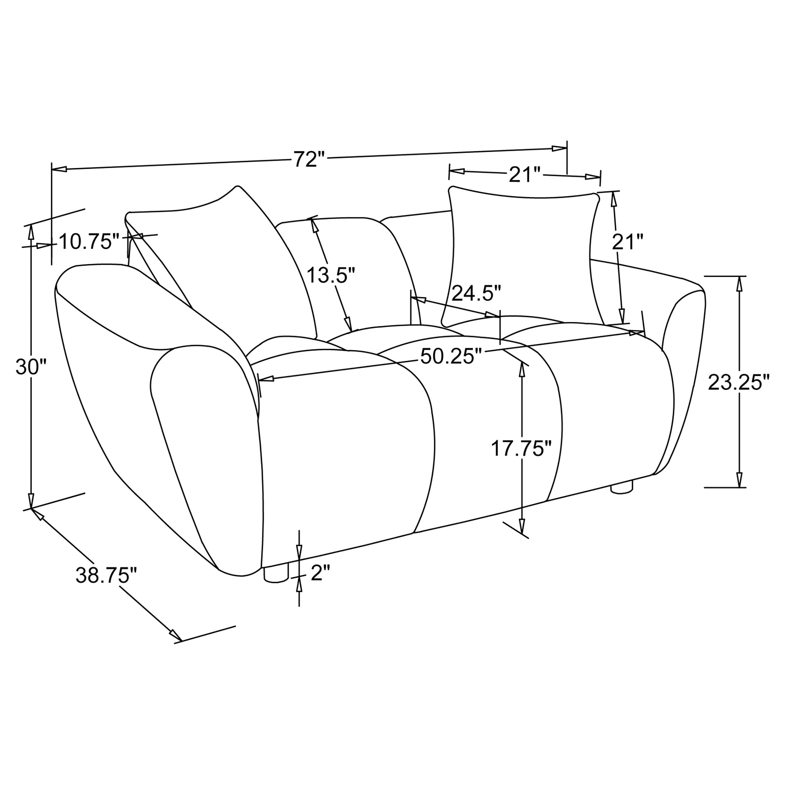 Destino Loveseat - Ideal Furniture (Fresno,CA)
