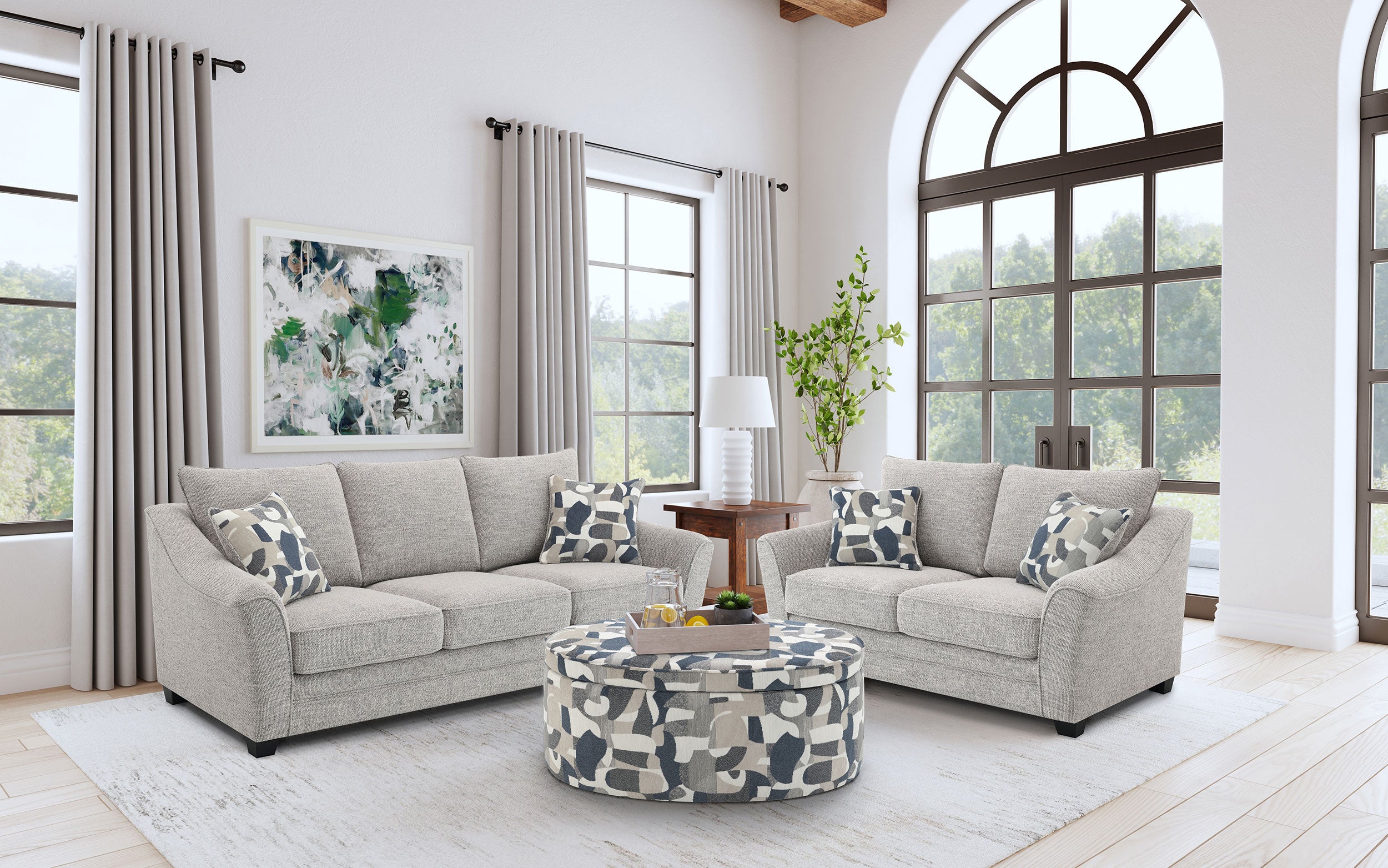 Tomkins Sofa Set - Ideal Furniture (Fresno,CA)