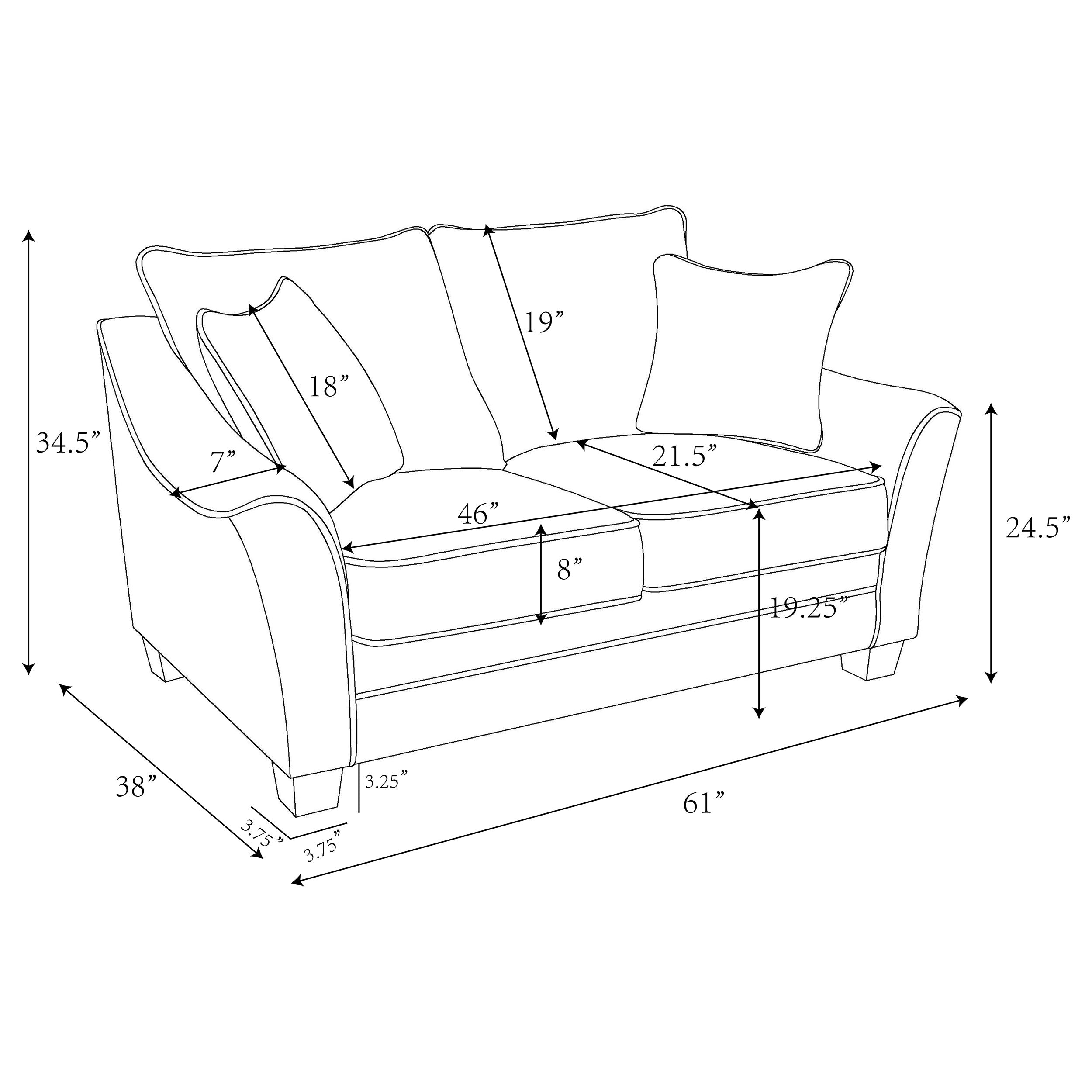 Tomkins Loveseat - Ideal Furniture (Fresno,CA)