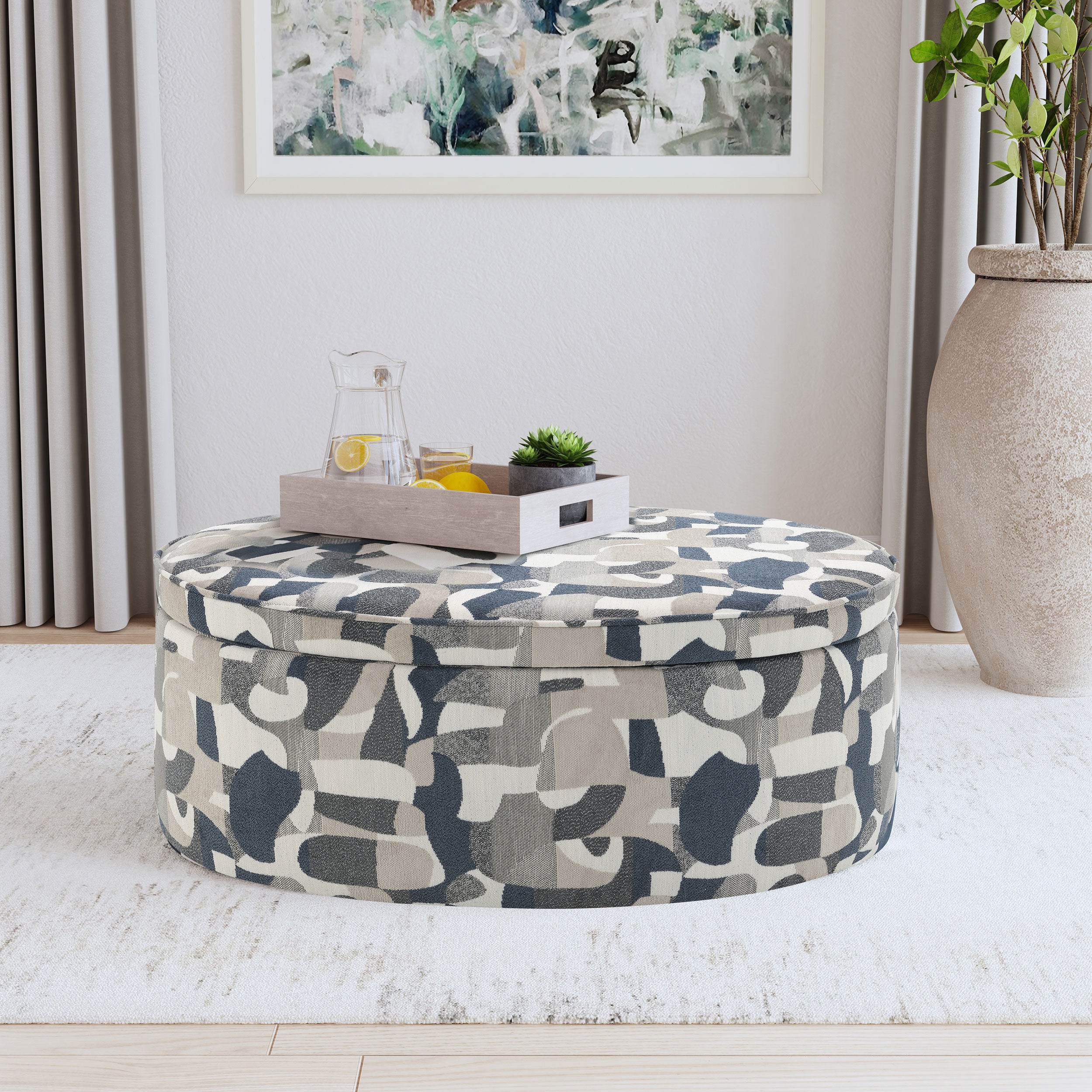 Tomkins Storage Ottoman - Ideal Furniture (Fresno,CA)