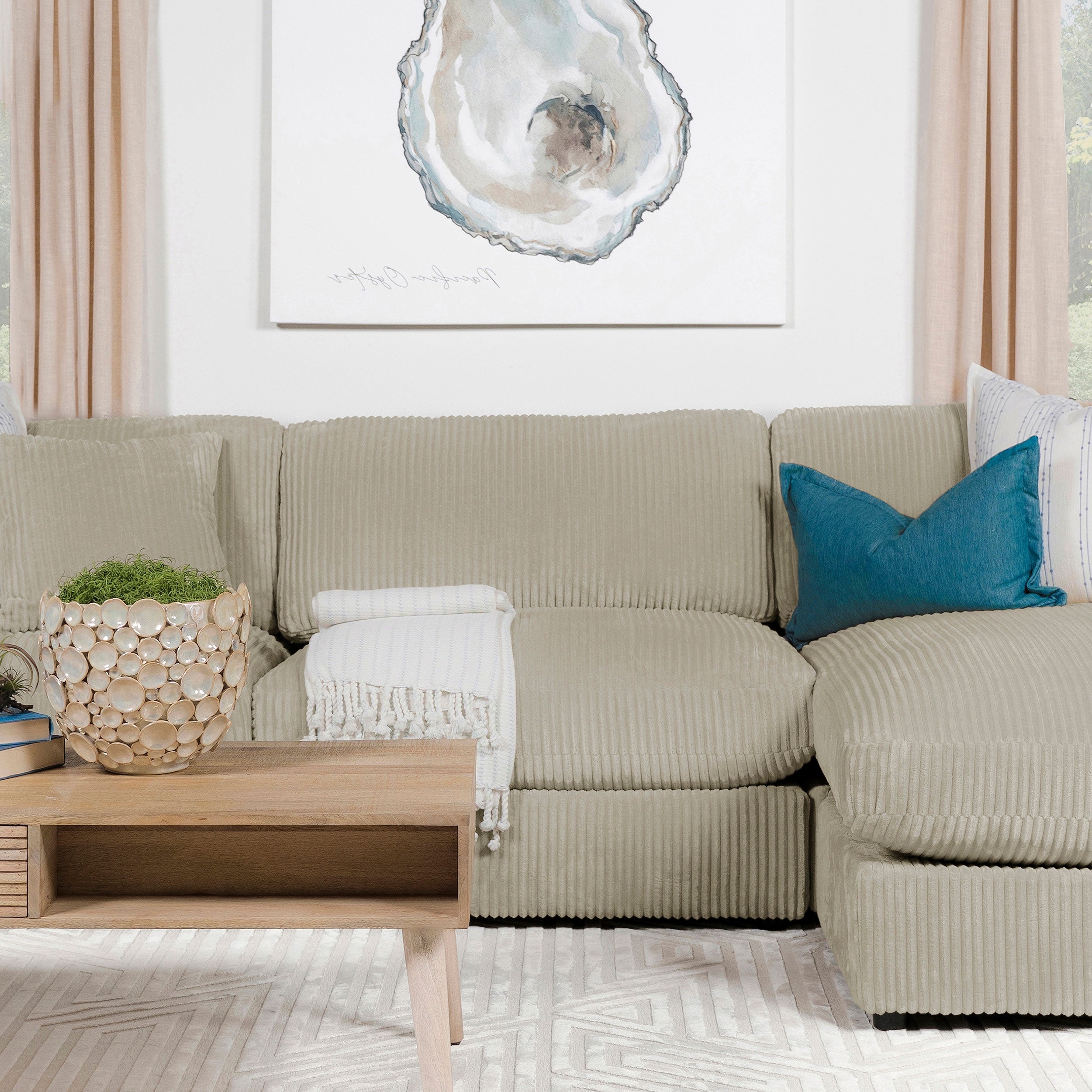 Blaine Armless Chair - Ideal Furniture (Fresno,CA)