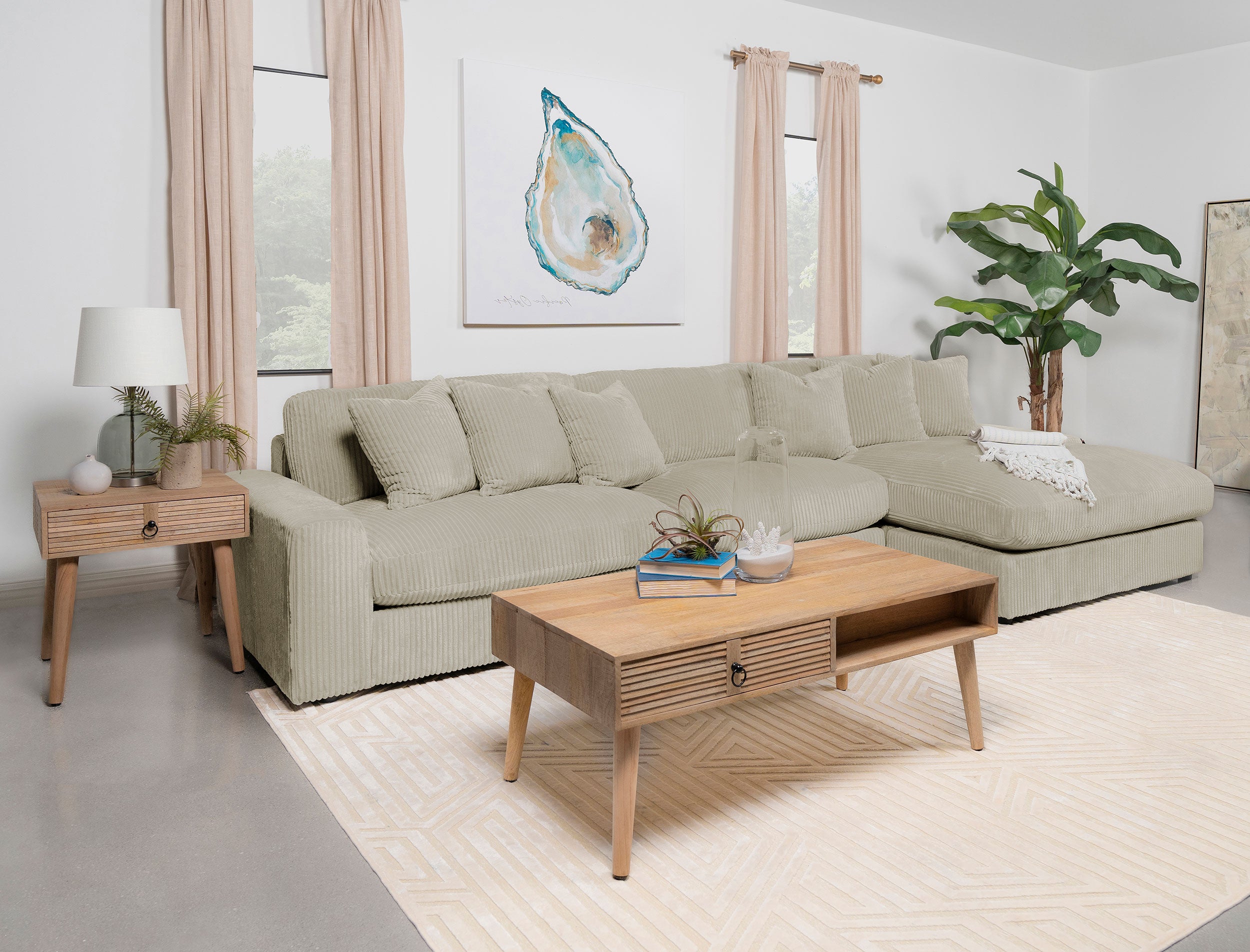 Blaine Armless Chair - Ideal Furniture (Fresno,CA)