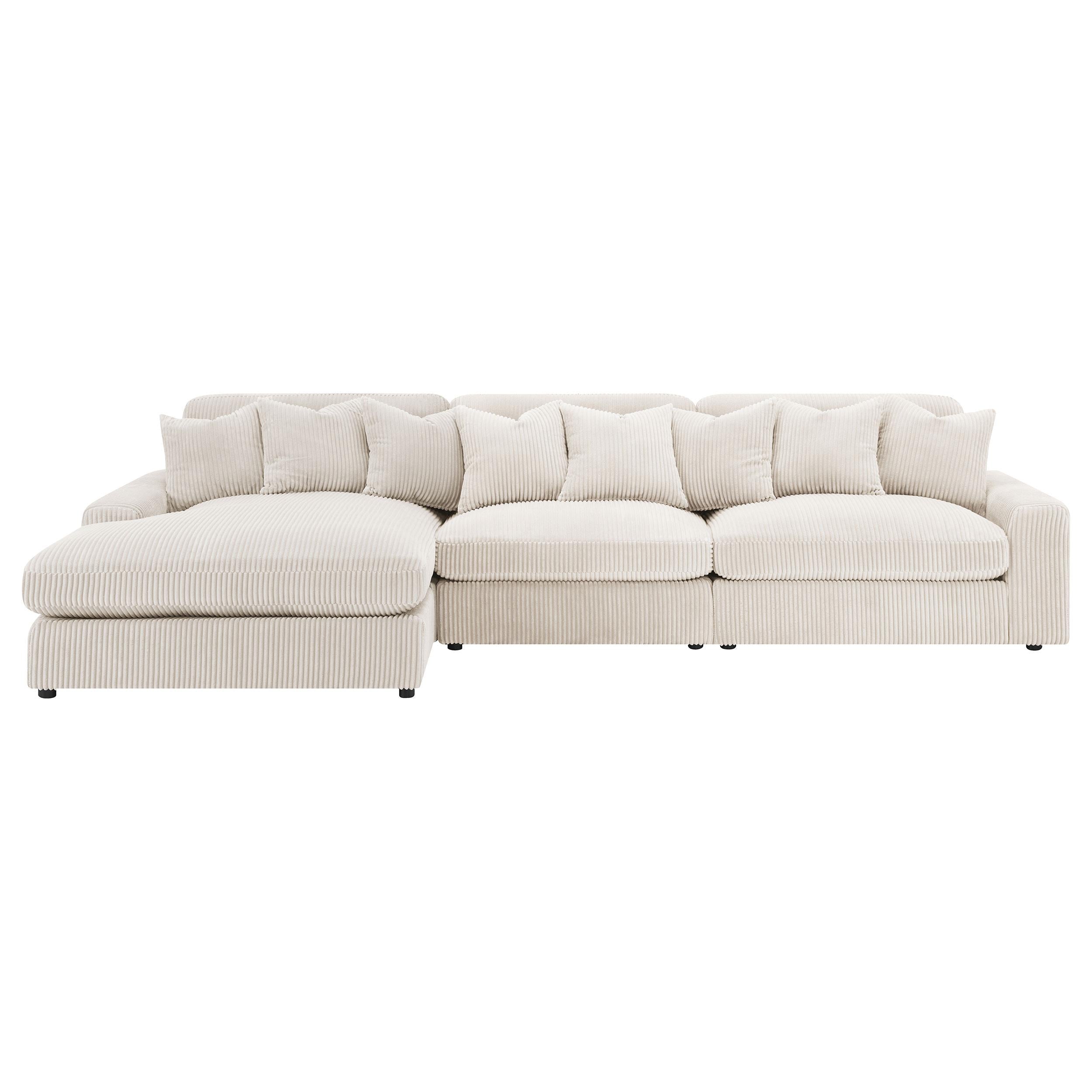 Blaine Upholstered Reversible Chaise Sectional Sofa