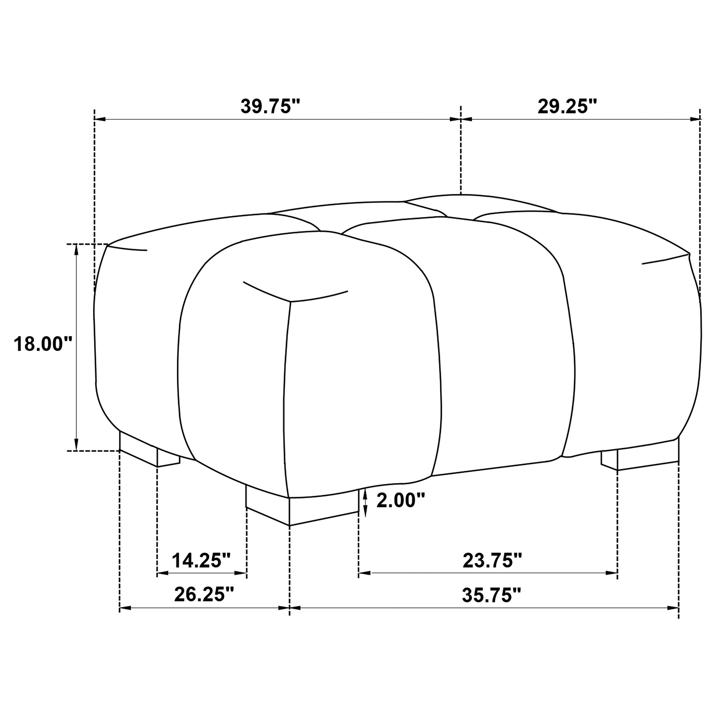 Octavia Ottoman - Ideal Furniture (Fresno,CA)
