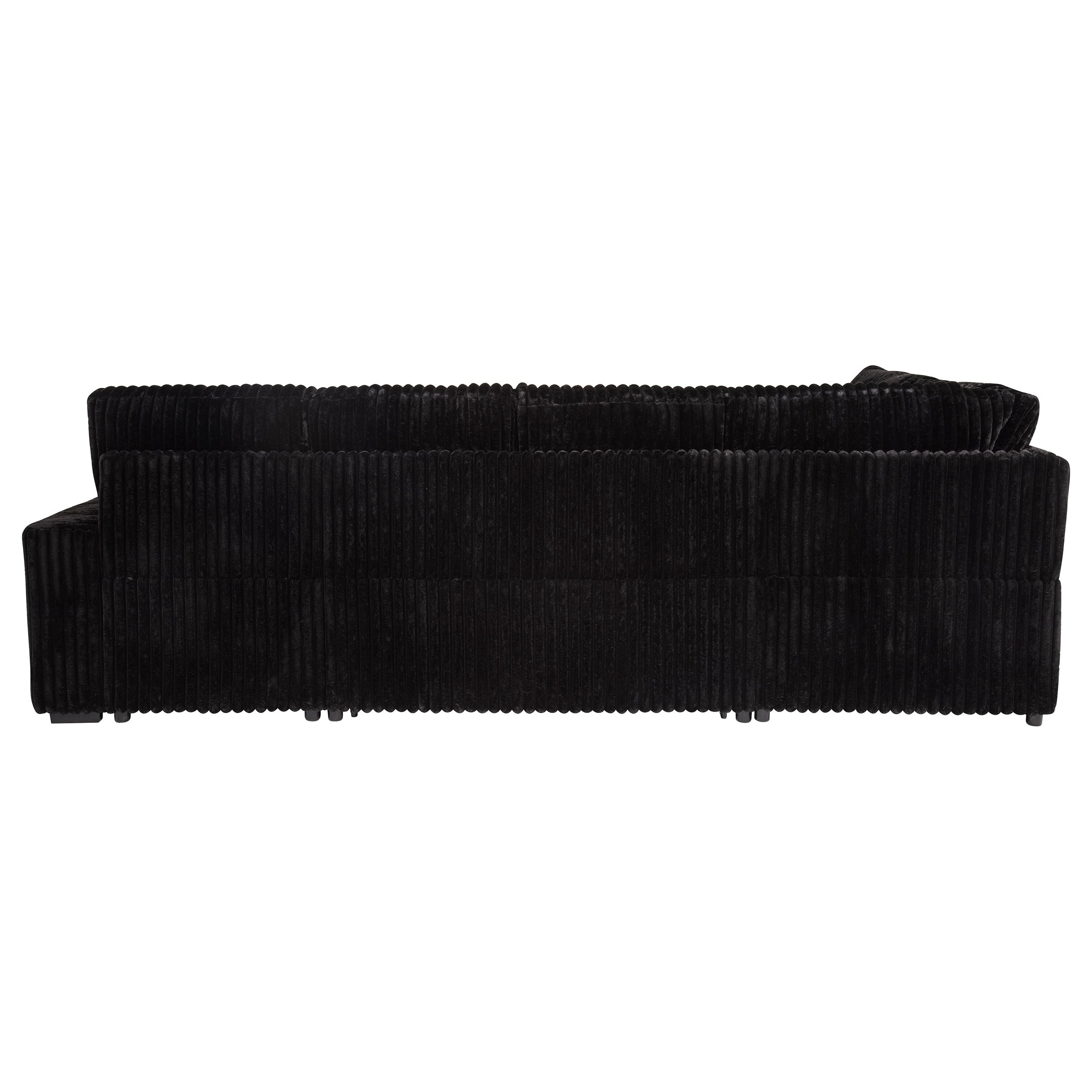 Devonshire Pull-Out Sleeper Sectional Sofa - Ideal Furniture (Fresno,CA)