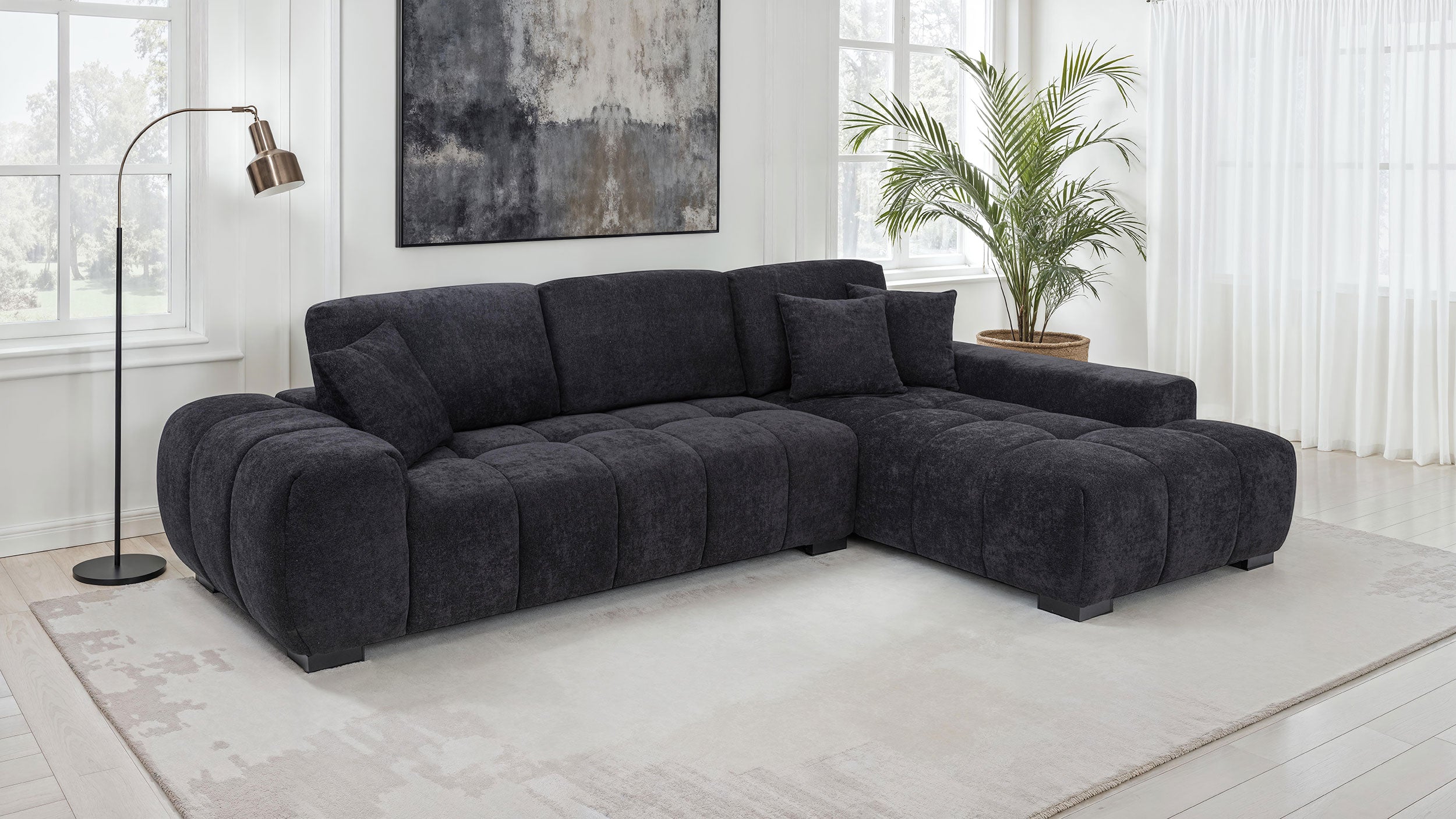 Octavia Sectional Sofa - Ideal Furniture (Fresno,CA)