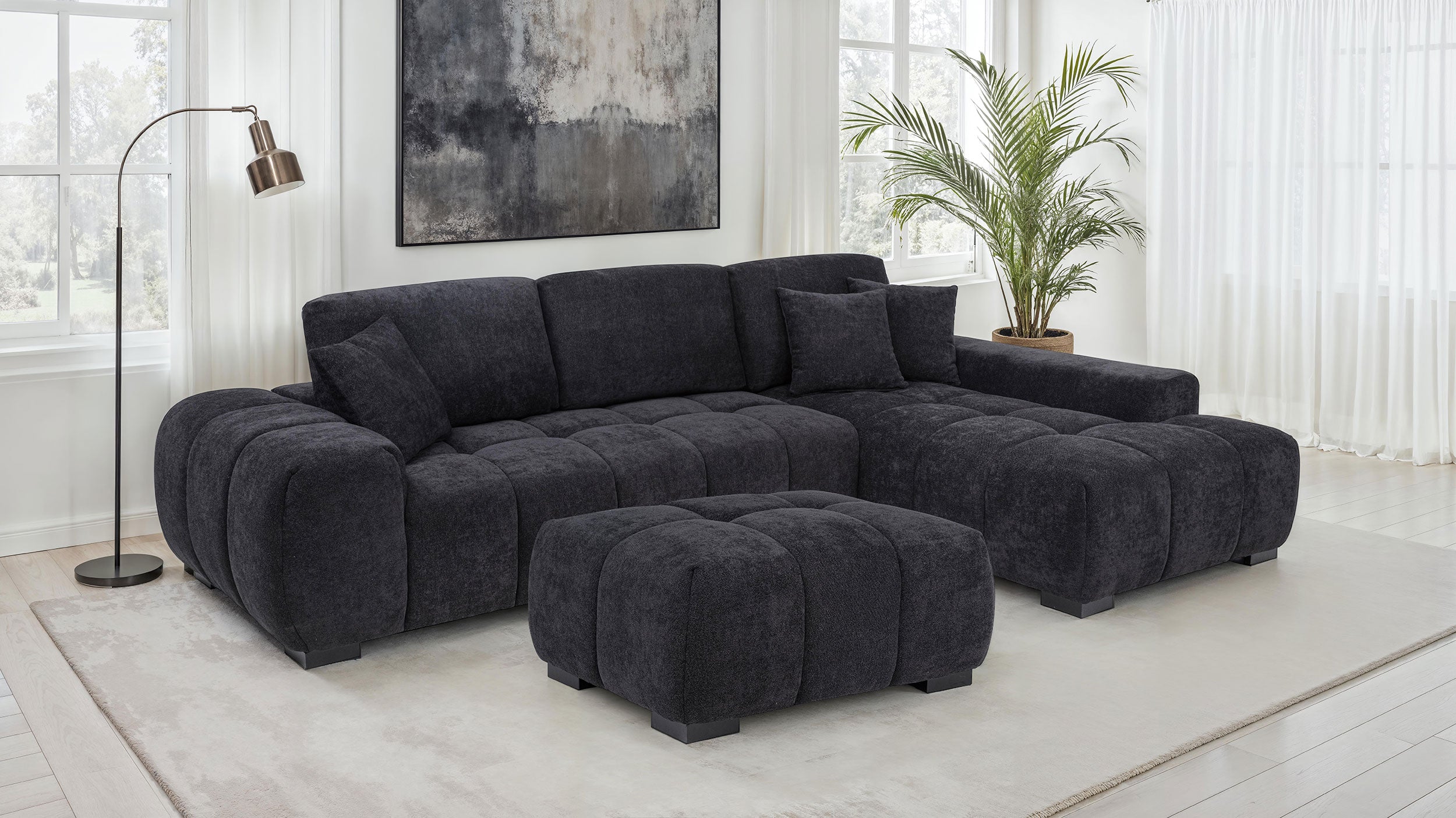 Octavia Sectional Sofa - Ideal Furniture (Fresno,CA)