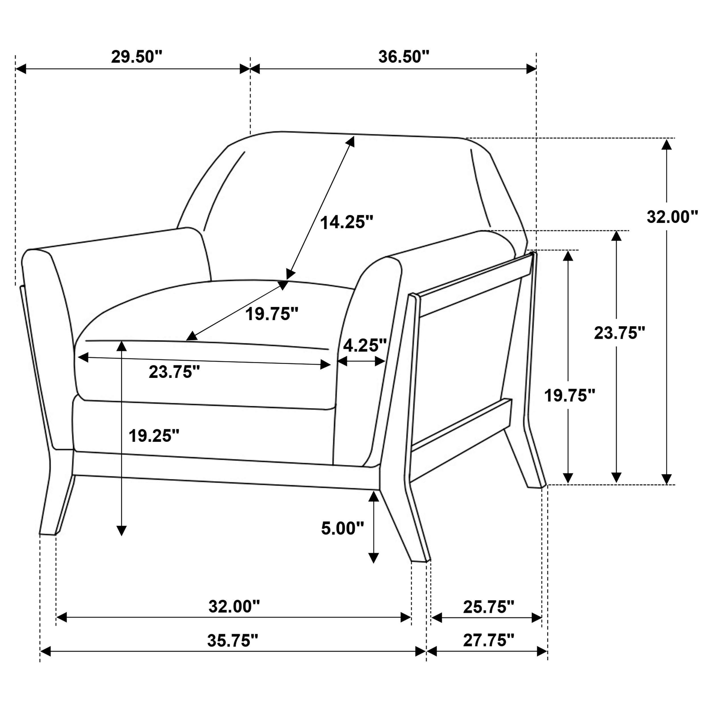 Vaughn Accent Chair - Ideal Furniture (Fresno,CA)