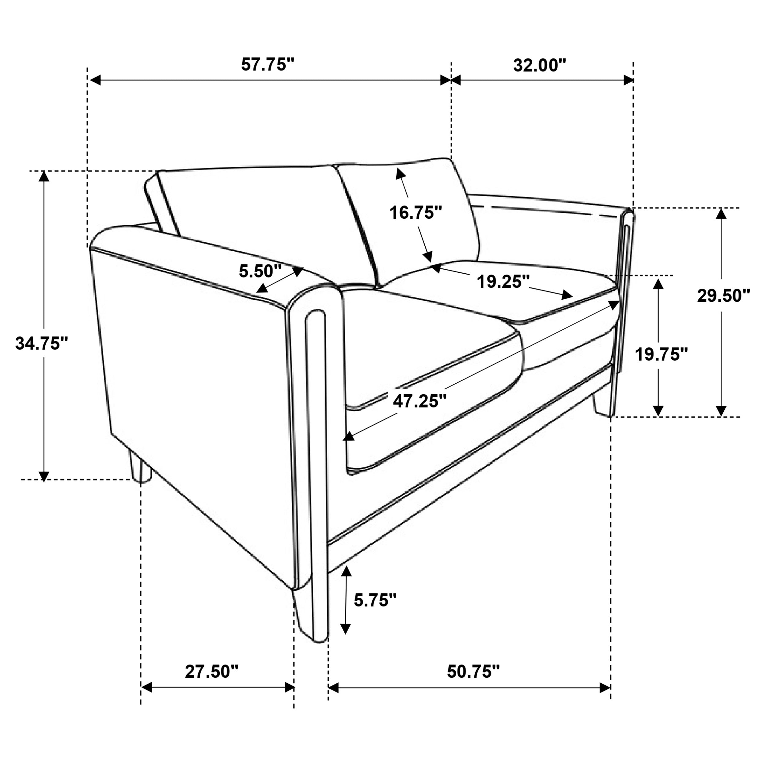 Islington Loveseat - Ideal Furniture (Fresno,CA)