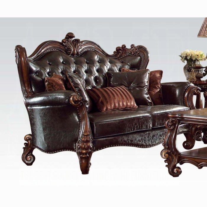Versailles Loveseat With Pillows - Ideal Furniture (Fresno,CA)