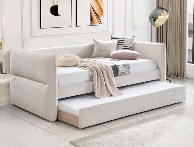 Philipa Daybed Arm- Oatmeal Tweed - Ideal Furniture (Fresno,CA)