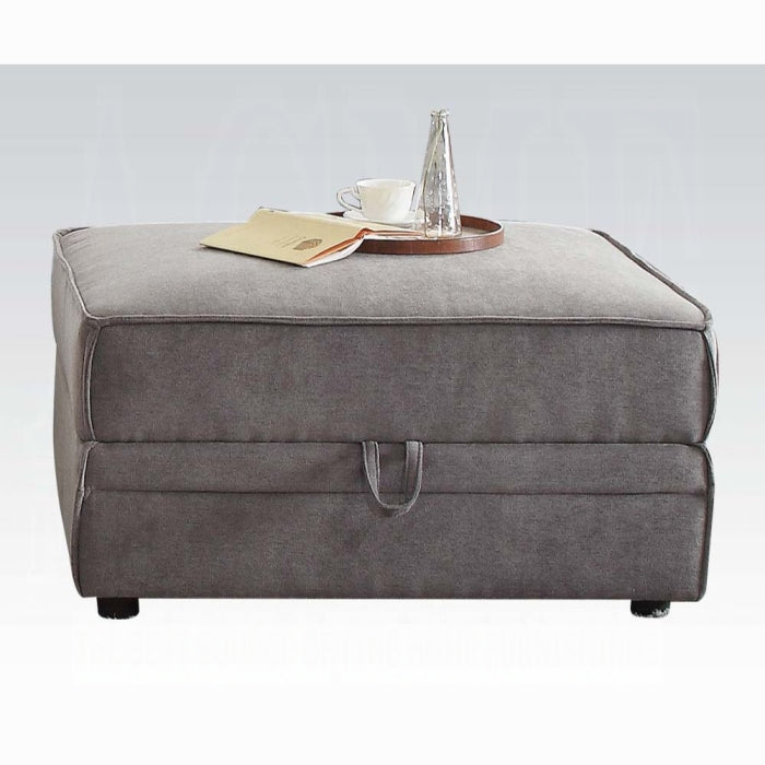 Bois Ottoman With Storage - Ideal Furniture (Fresno,CA)