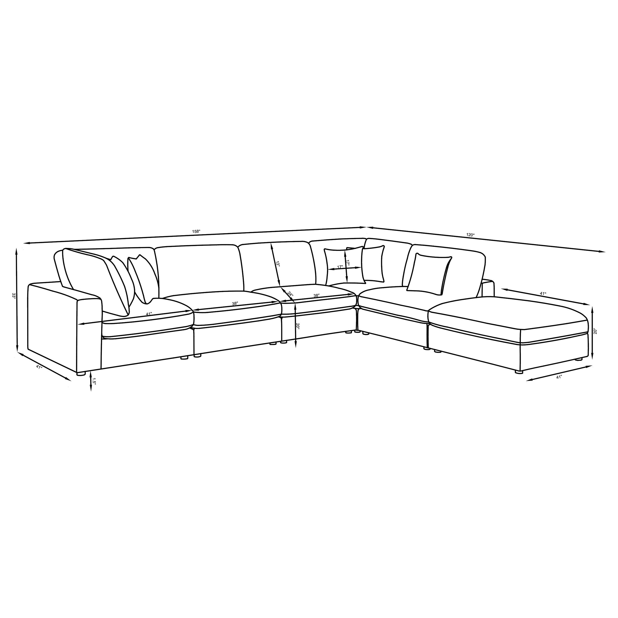 Serene Modular Sectional Sofa - Ideal Furniture (Fresno,CA)