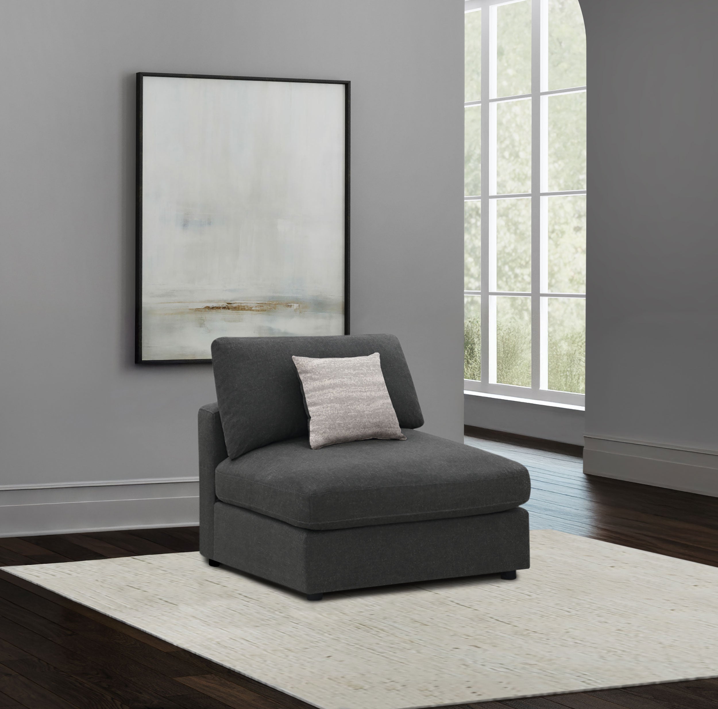 Serene Armless Chair - Ideal Furniture (Fresno,CA)