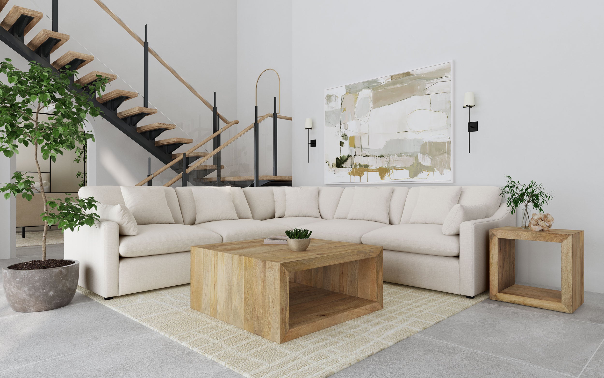 Hobson Modular Sectional Sofa - Ideal Furniture (Fresno,CA)