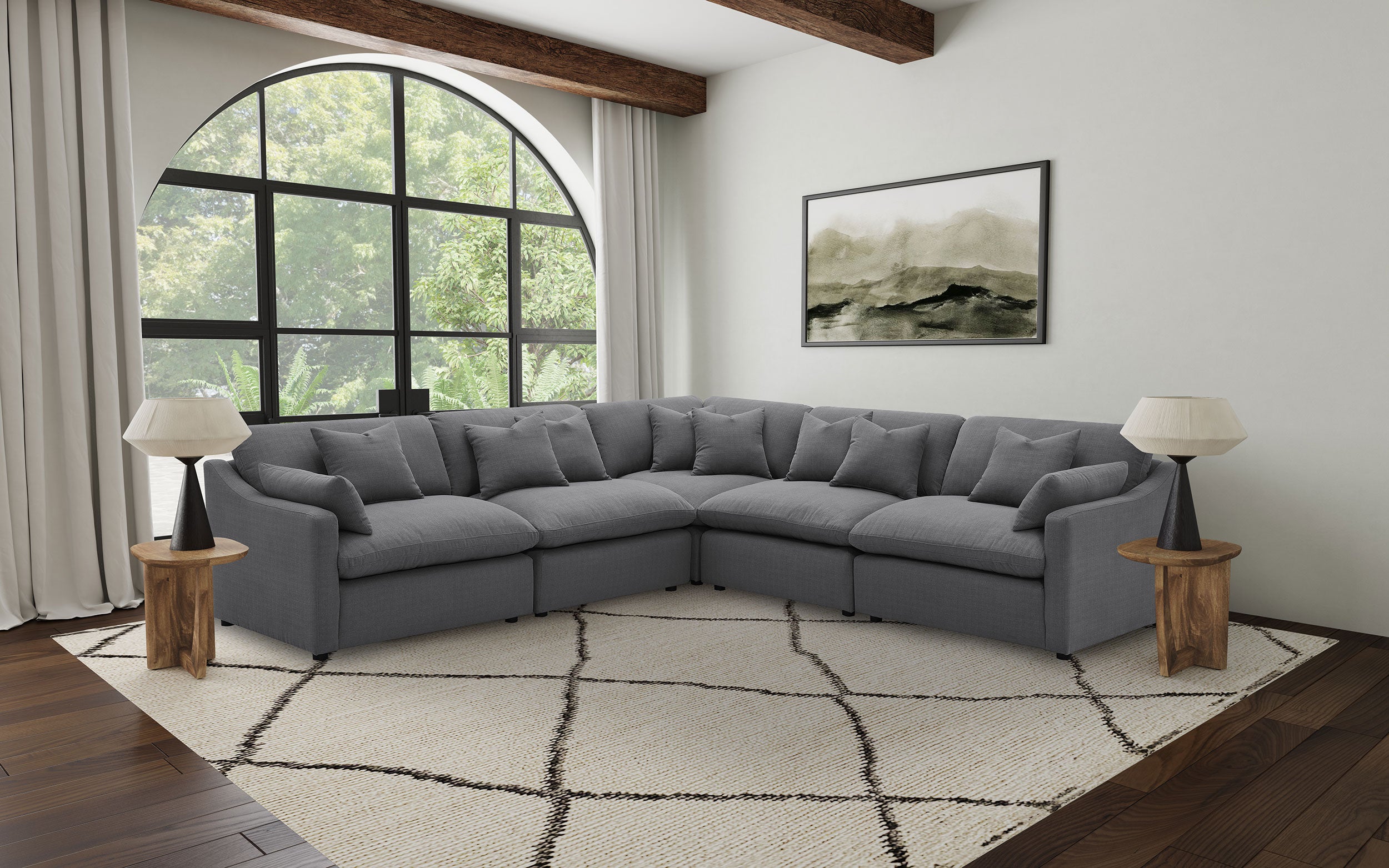 Hobson Modular Sectional Sofa - Ideal Furniture (Fresno,CA)
