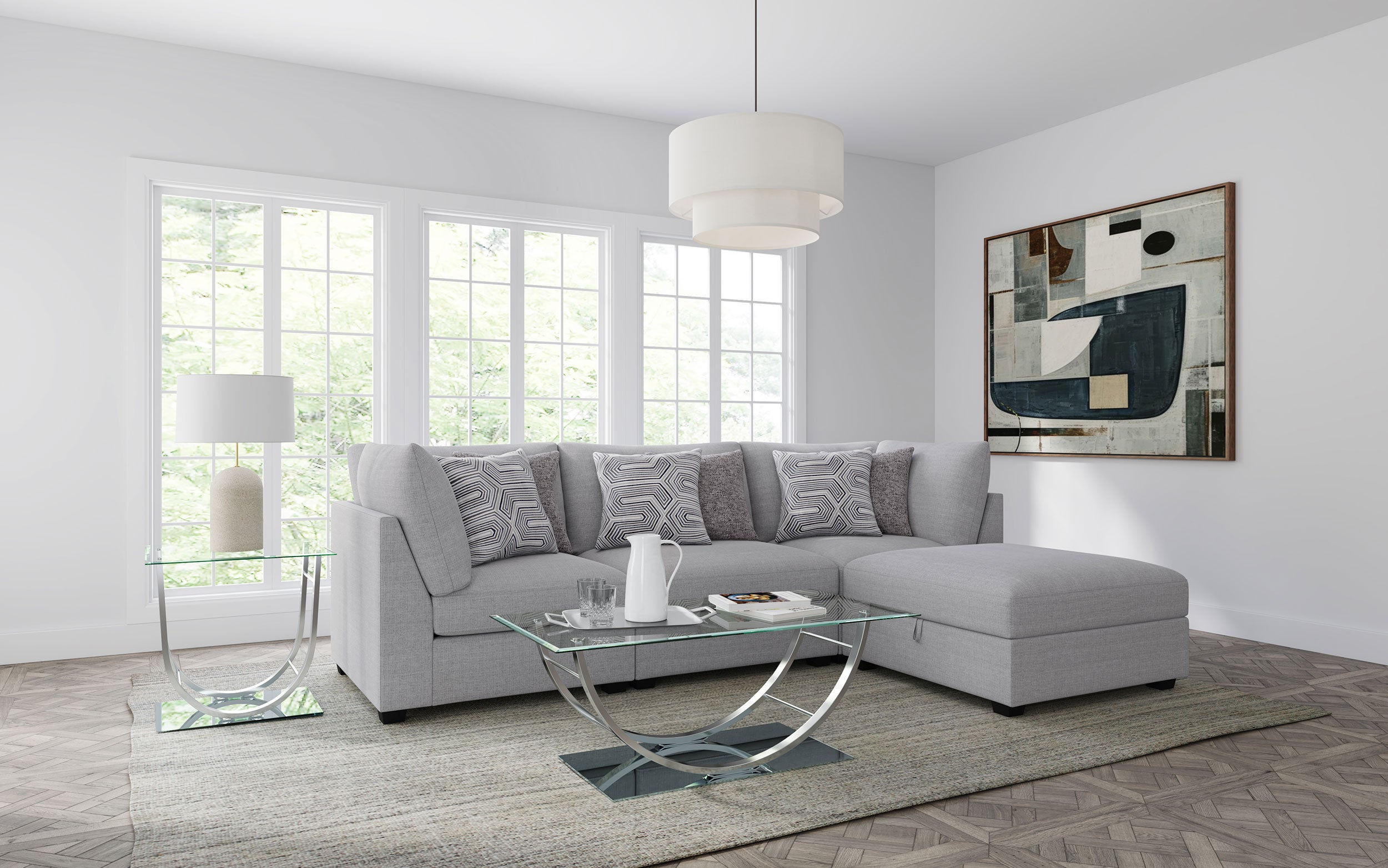 Cambria Armless Chair - Ideal Furniture (Fresno,CA)