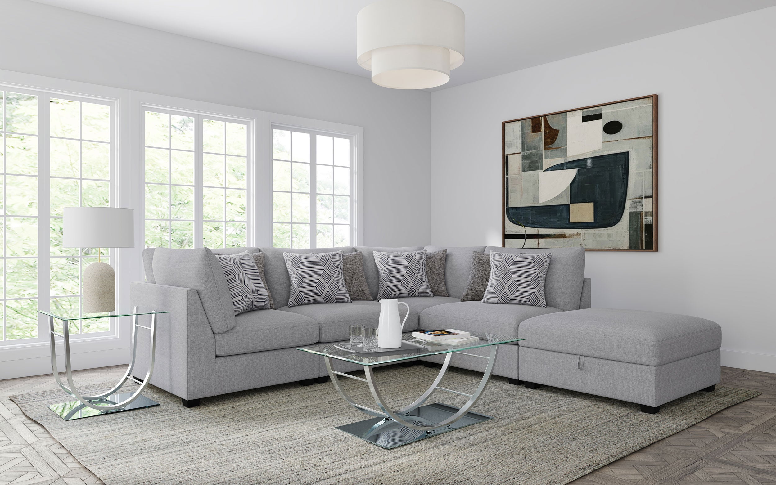 Cambria Armless Chair - Ideal Furniture (Fresno,CA)