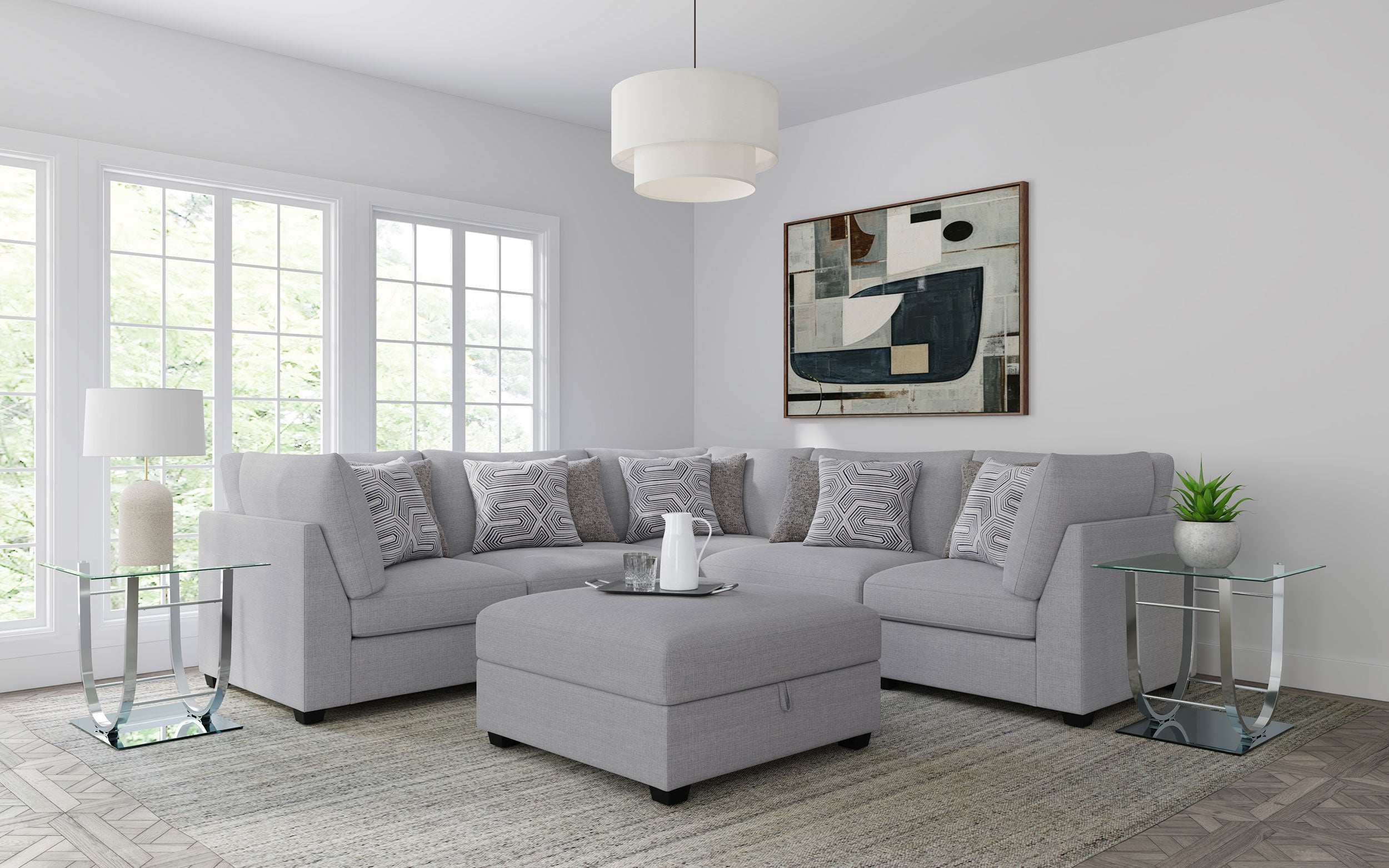 Cambria Armless Chair - Ideal Furniture (Fresno,CA)