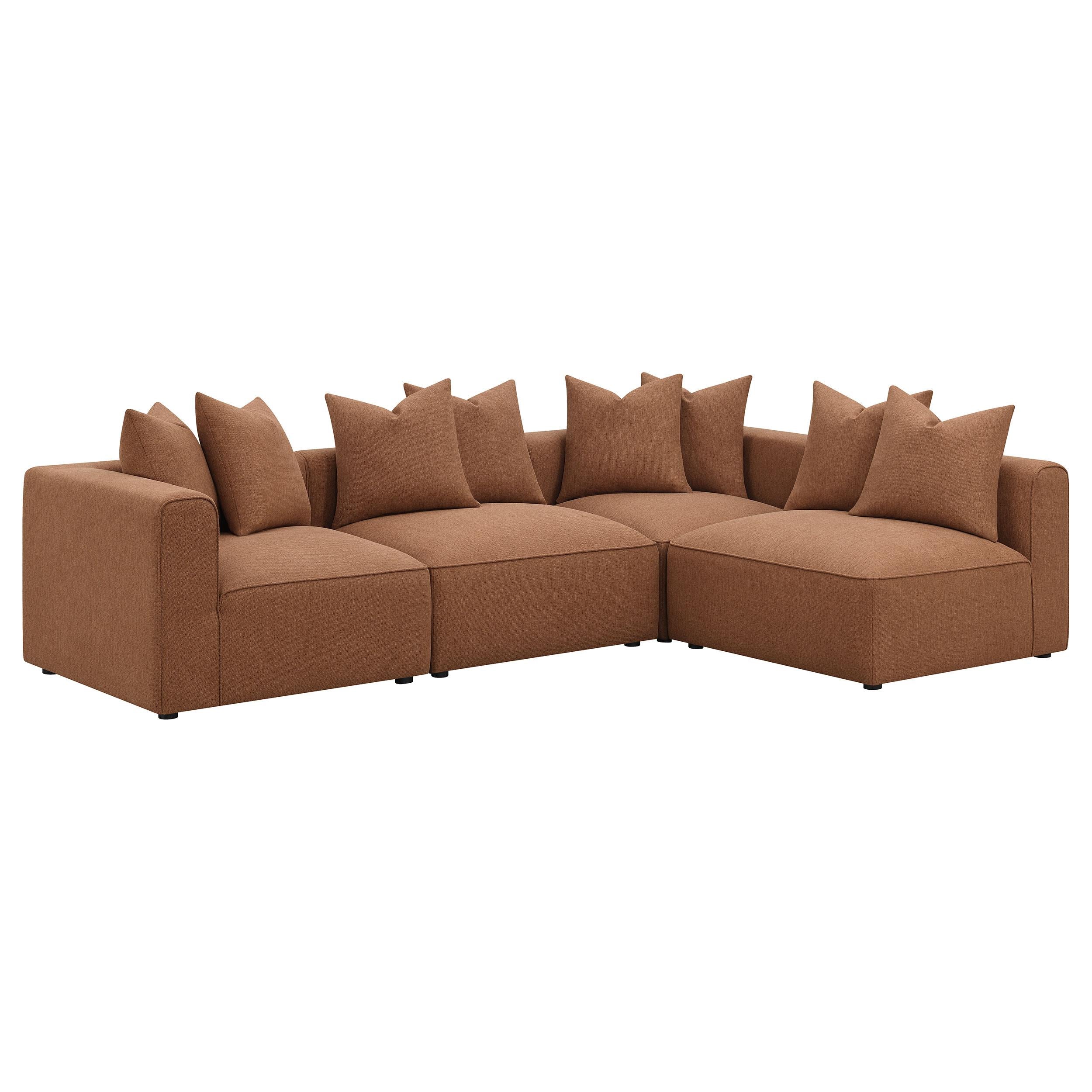 Jennifer Upholstered Corner Chair - Ideal Furniture (Fresno,CA)