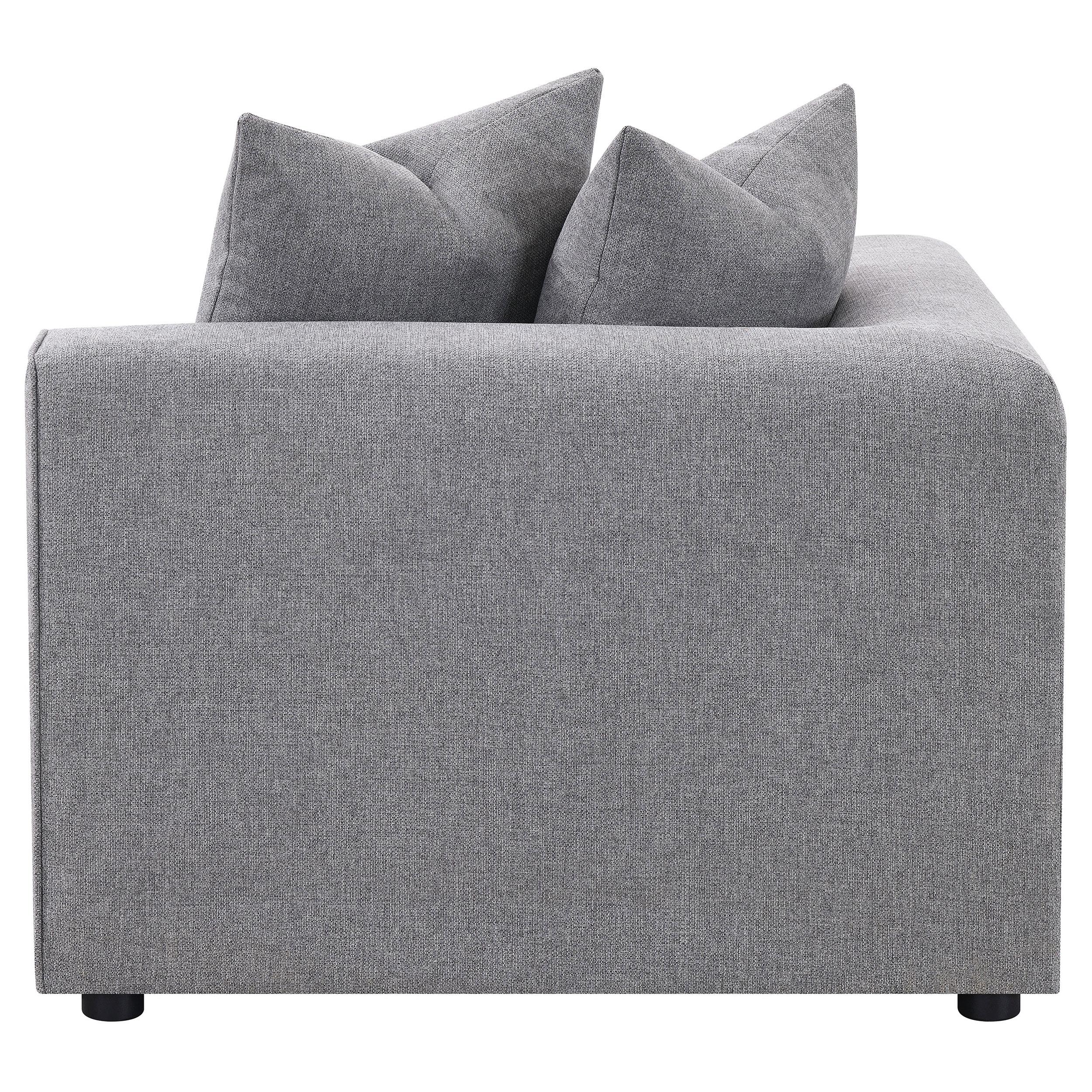 Jennifer Upholstered Corner Chair - Ideal Furniture (Fresno,CA)