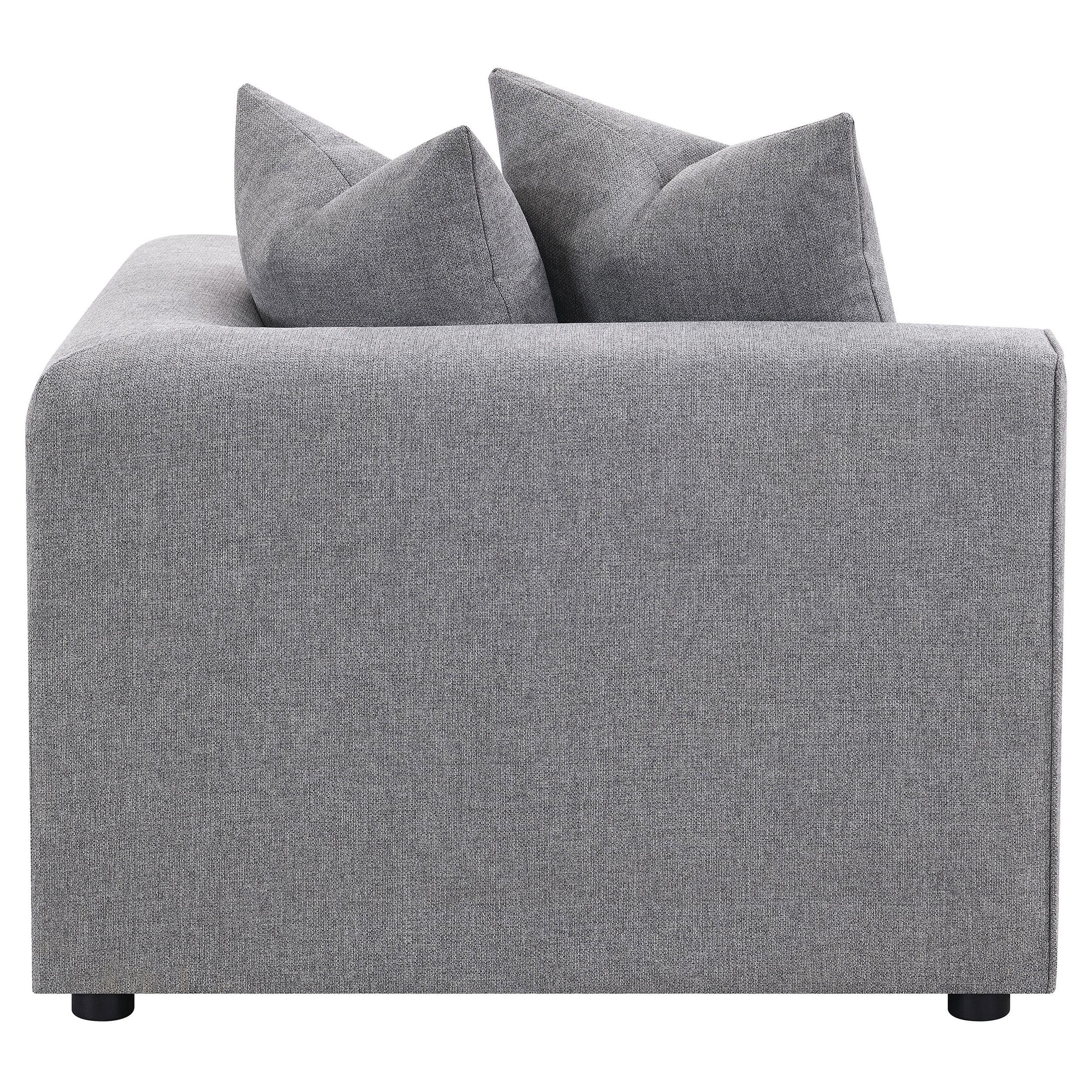 Jennifer Upholstered Corner Chair - Ideal Furniture (Fresno,CA)