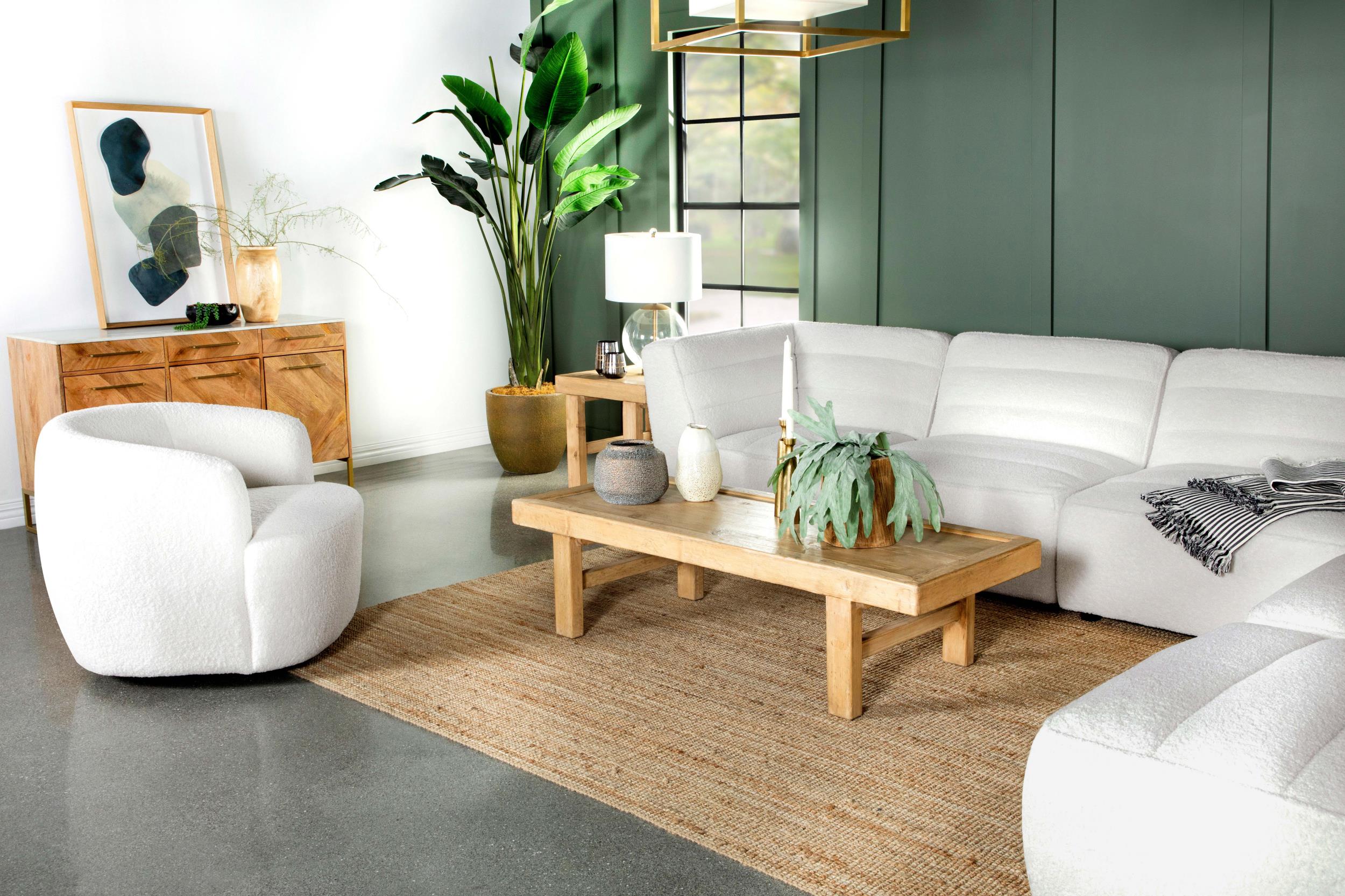 Sunny Upholstered Corner Chair - Ideal Furniture (Fresno,CA)