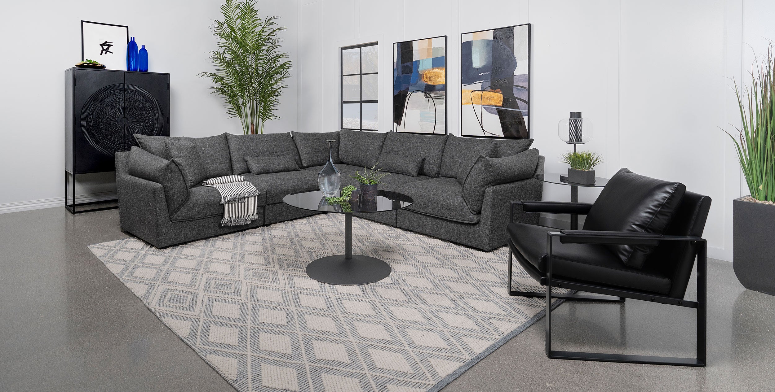 Sasha Armless Chair - Ideal Furniture (Fresno,CA)