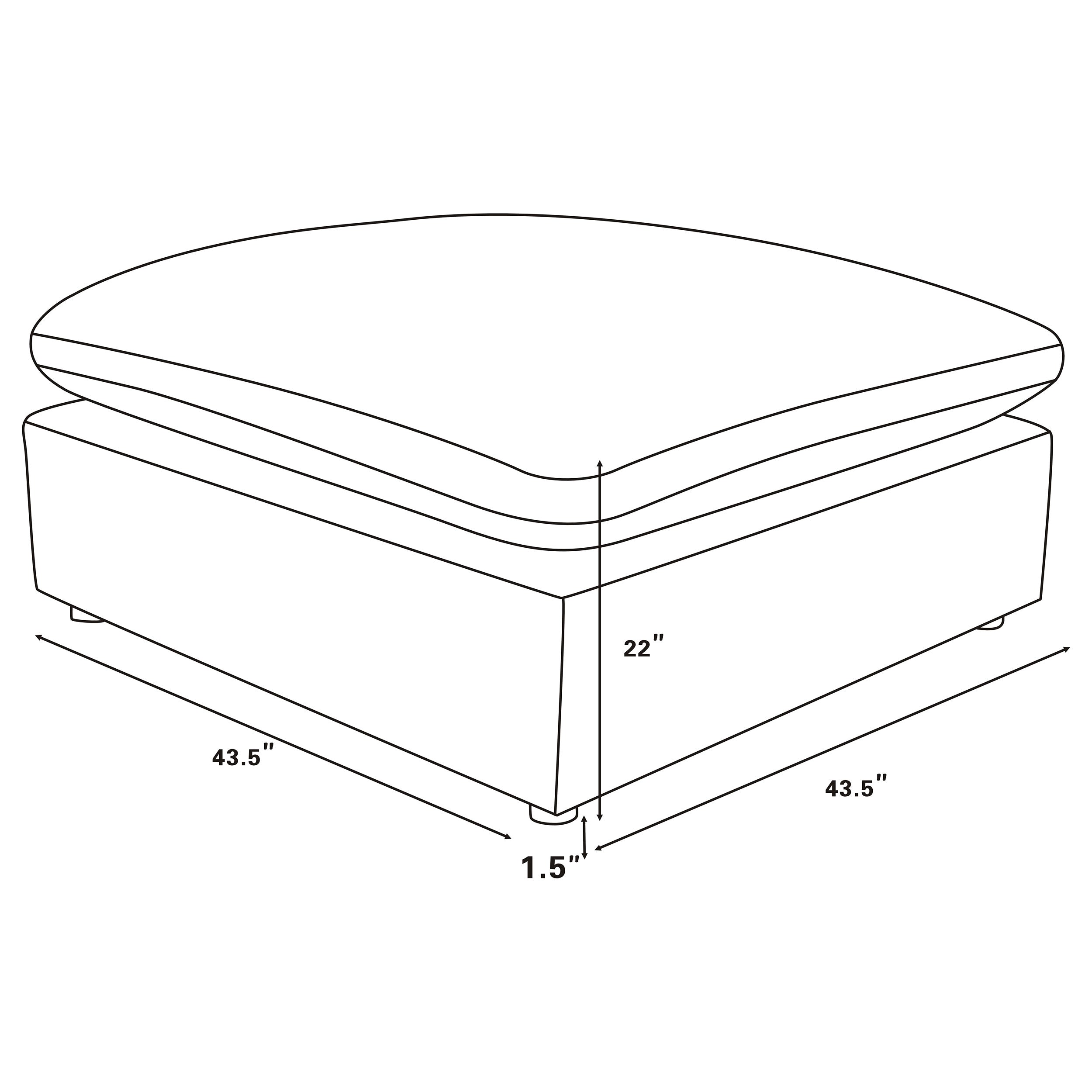 Raleigh Ottoman - Ideal Furniture (Fresno,CA)
