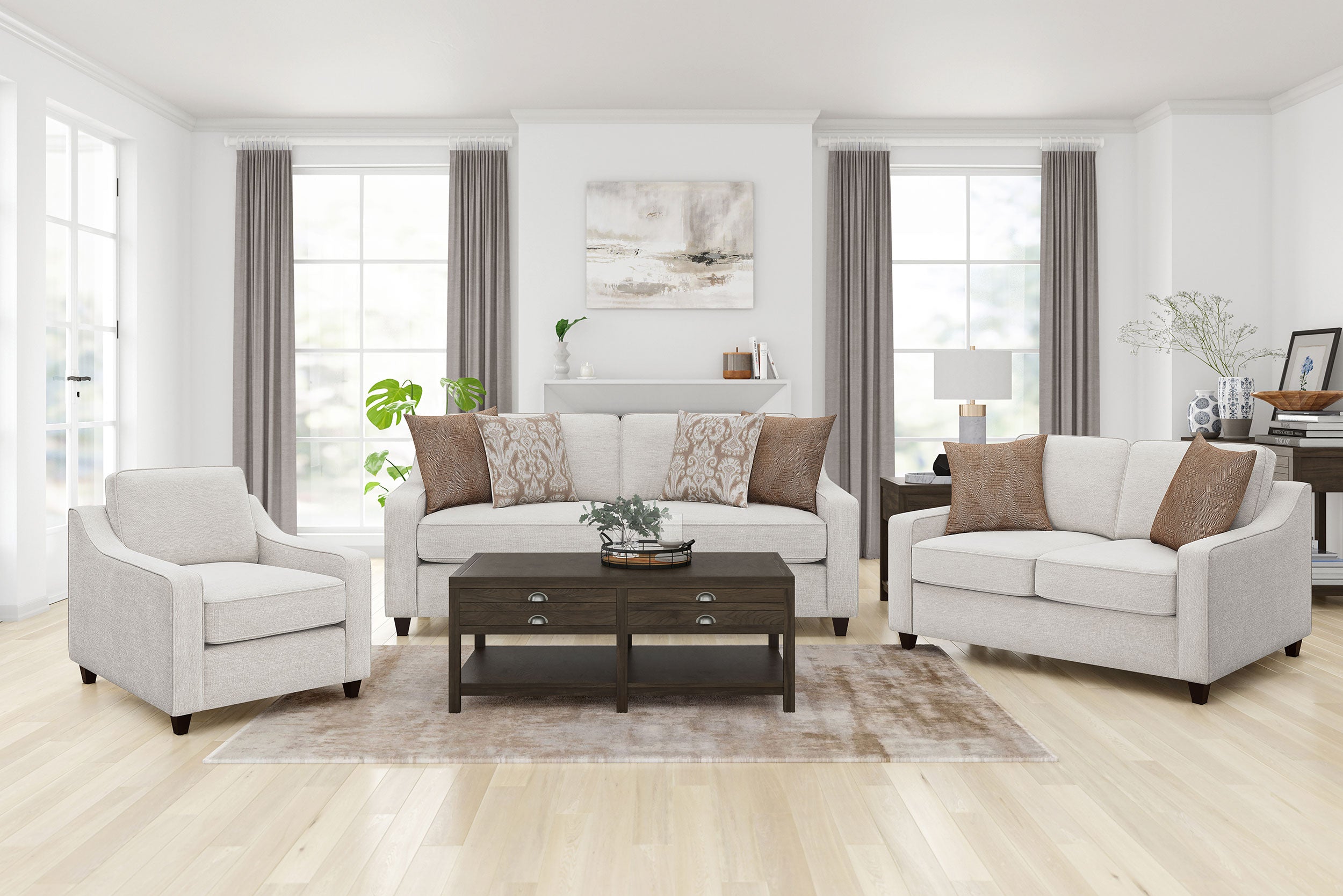 Christine Sofa Set - Ideal Furniture (Fresno,CA)
