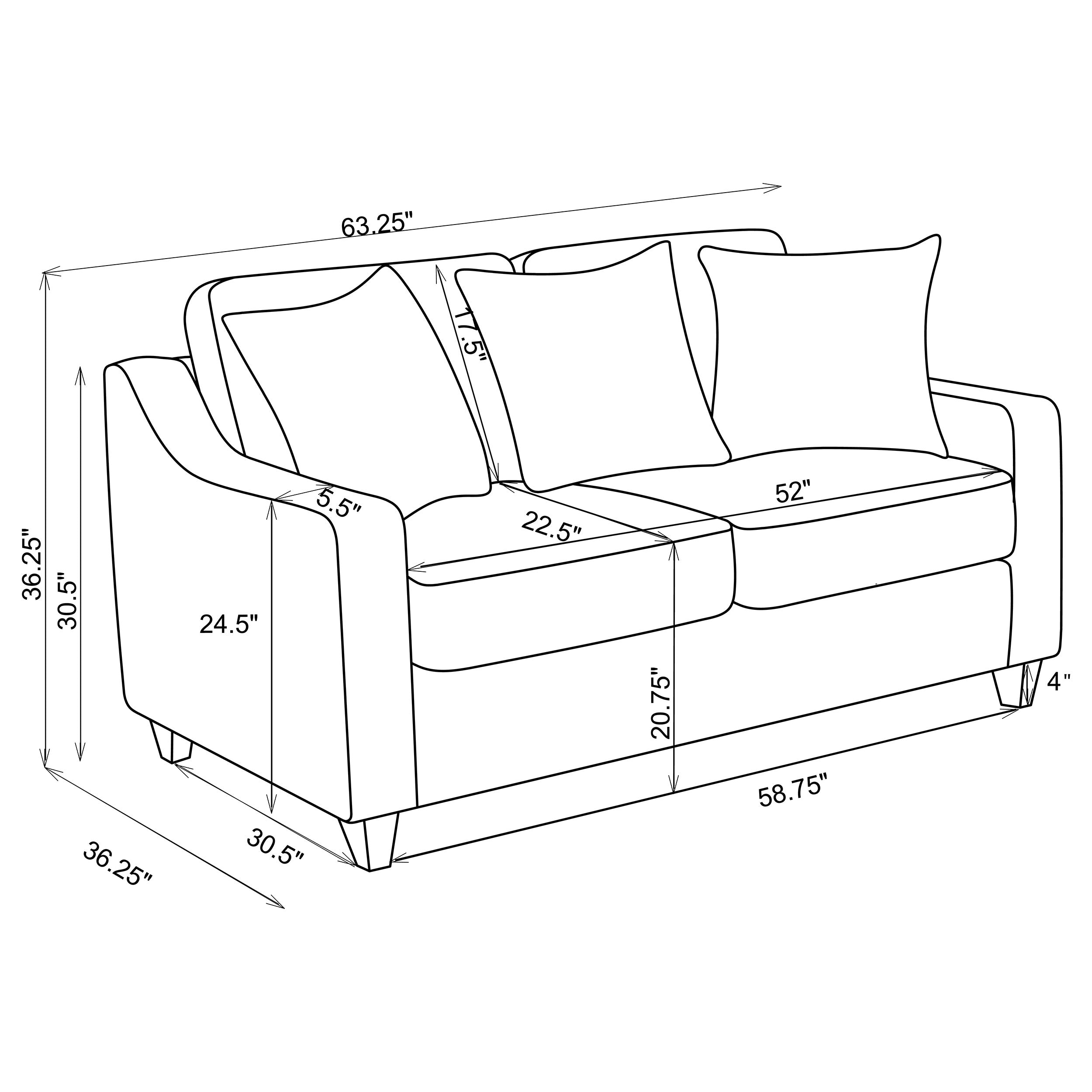 Christine Loveseat - Ideal Furniture (Fresno,CA)