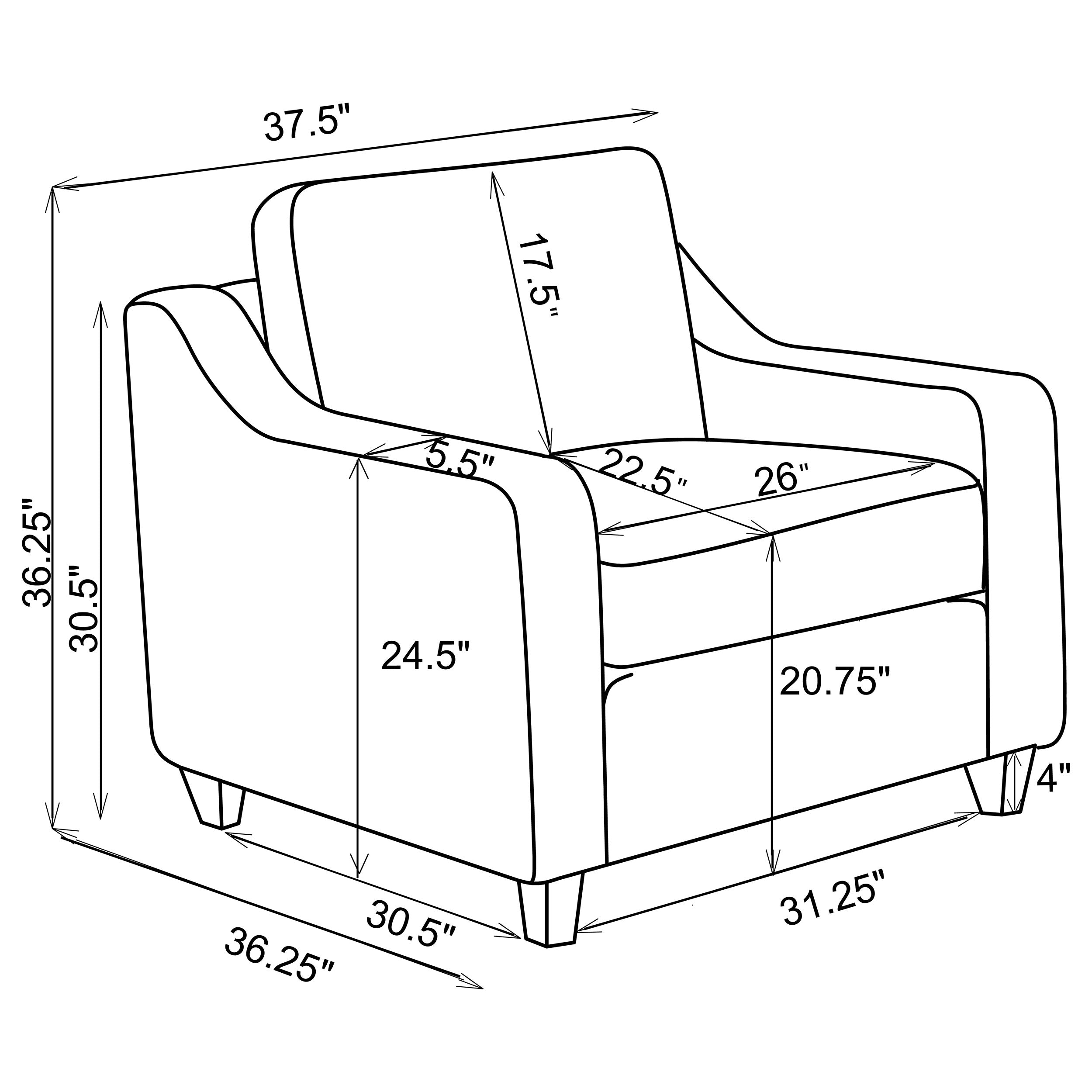 Christine Accent Chair - Ideal Furniture (Fresno,CA)