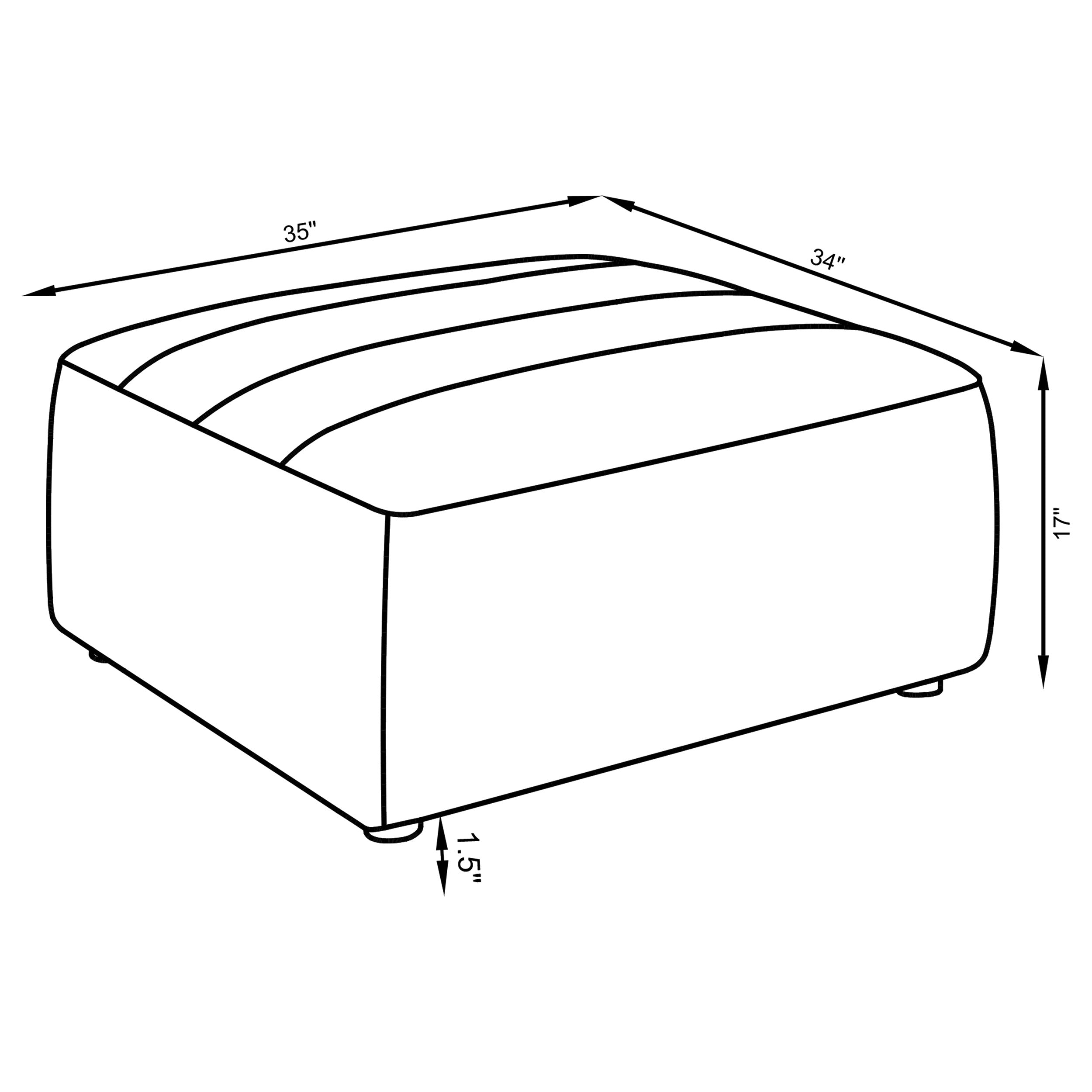 Sunny Ottoman - Ideal Furniture (Fresno,CA)