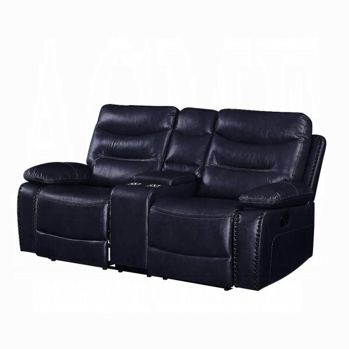 Aashi Motion Loveseat With Console - Ideal Furniture (Fresno,CA)