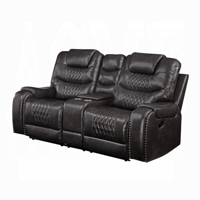Braylon Motion Loveseat With Console - Ideal Furniture (Fresno,CA)