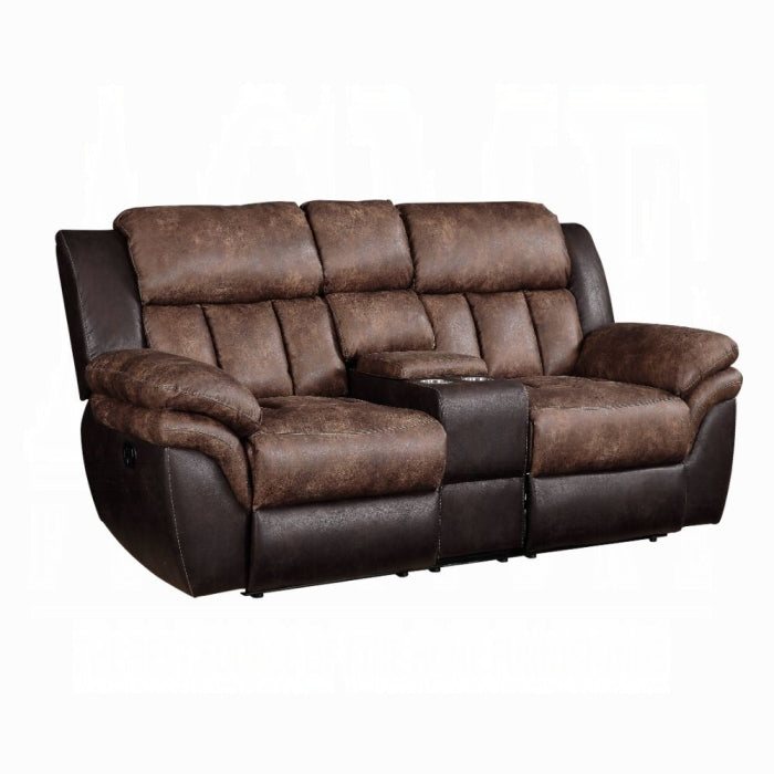 Jaylen Motion Loveseat With Console - Ideal Furniture (Fresno,CA)
