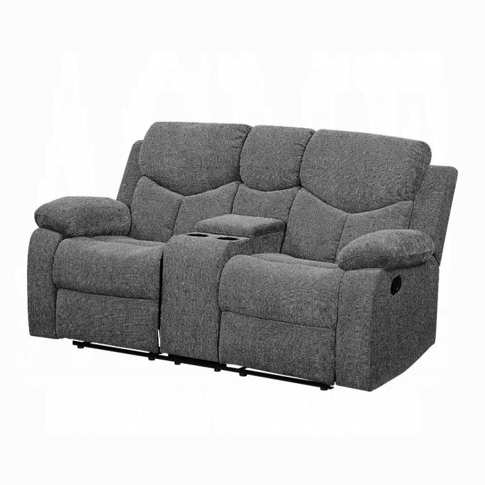 Kalen Motion Loveseat With Console - Ideal Furniture (Fresno,CA)