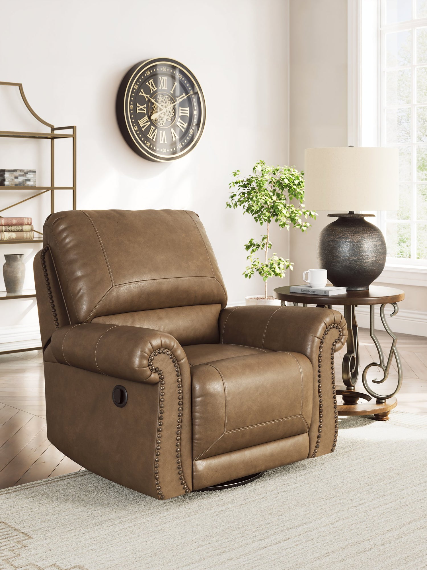 Chasemore Swivel Glider Recliner - Ideal Furniture (Fresno,CA)