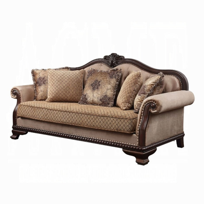 Chateau De Ville Sofa With 5 Pillows - Ideal Furniture (Fresno,CA)