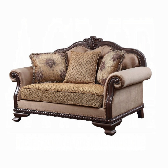 Chateau De Ville Loveseat With 3 Pillows - Ideal Furniture (Fresno,CA)