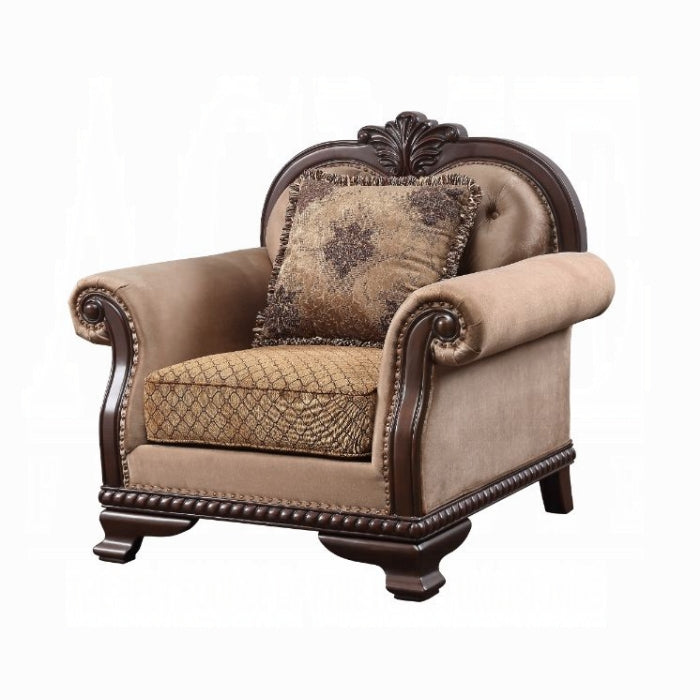 Chateau De Ville Chair With Pillow - Ideal Furniture (Fresno,CA)
